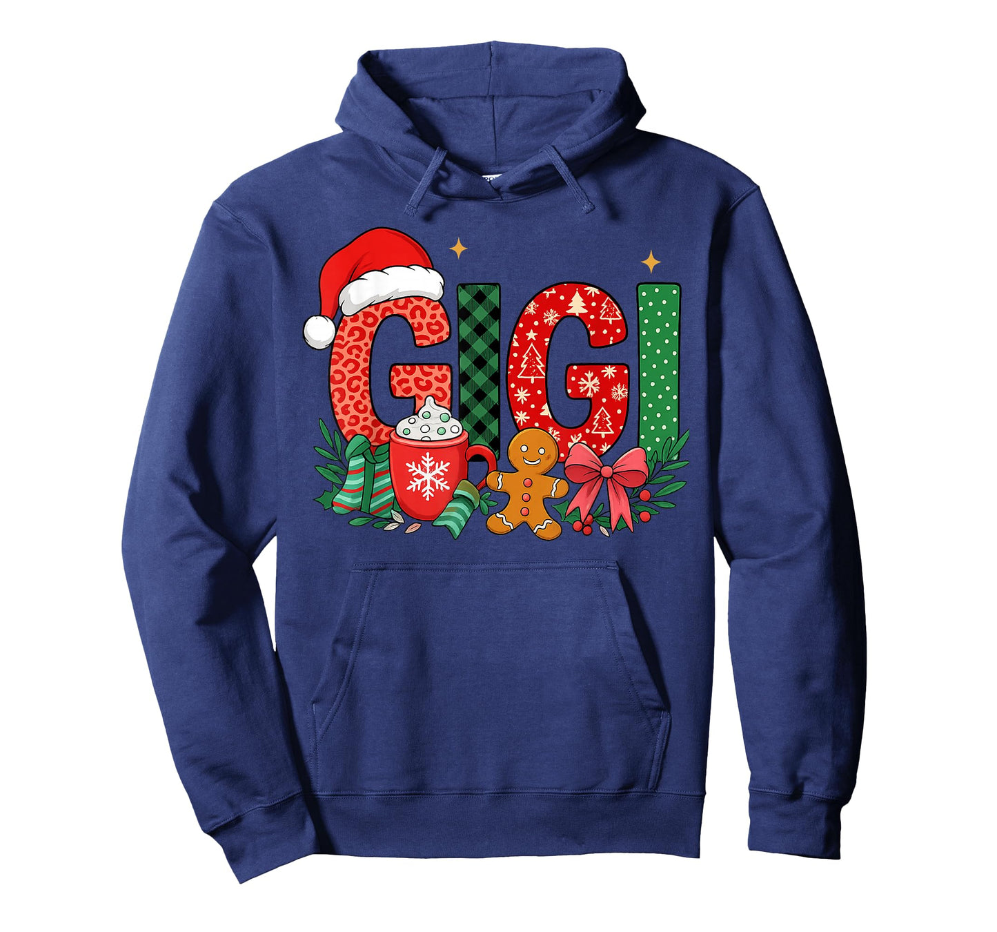 Gigi Christmas Hot Cocoa Gingerbread Holiday Grandma T-Shirt