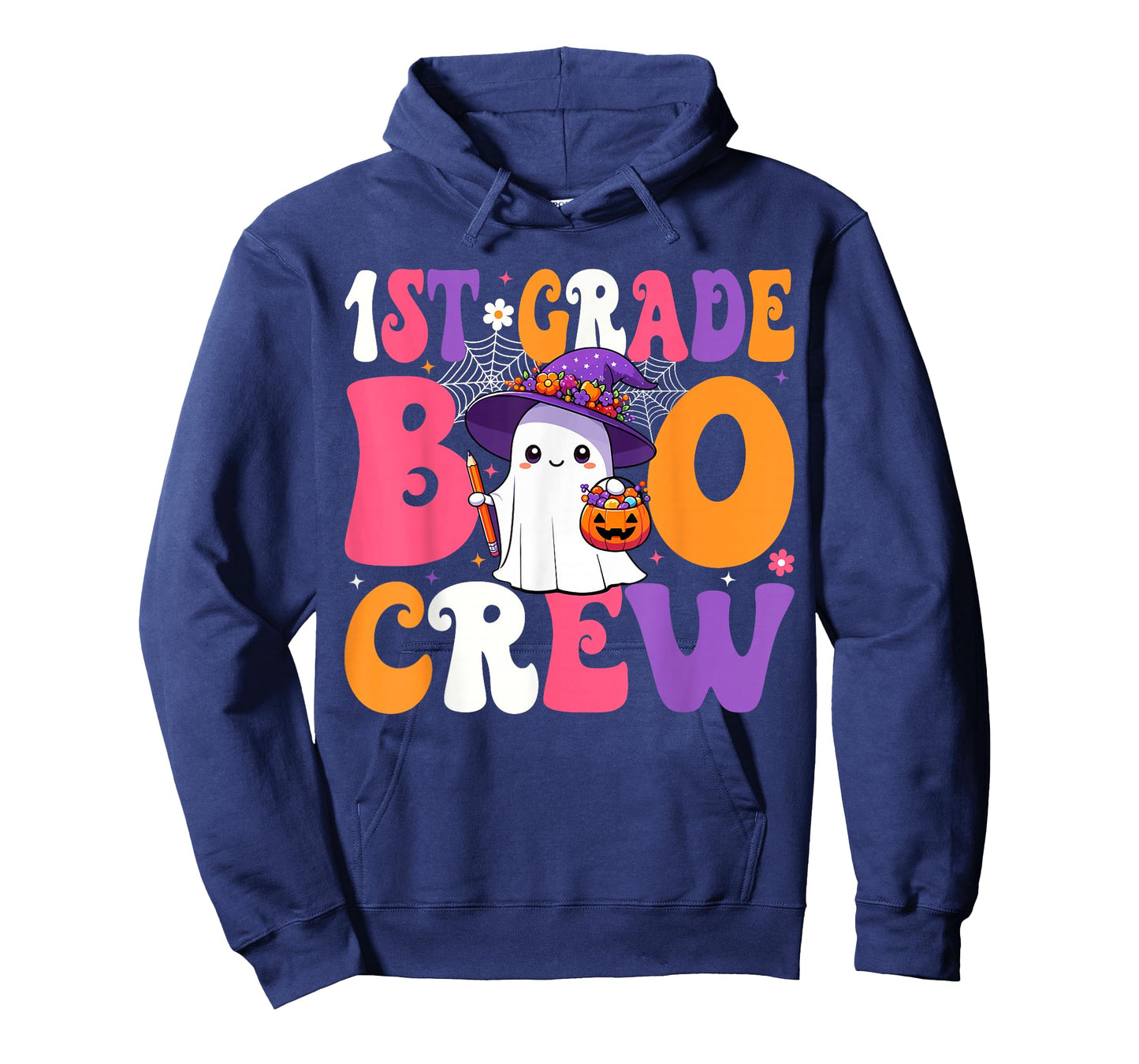 1st Grade Boo Crew Halloween First Grade Halloween Teacher T-Shirt