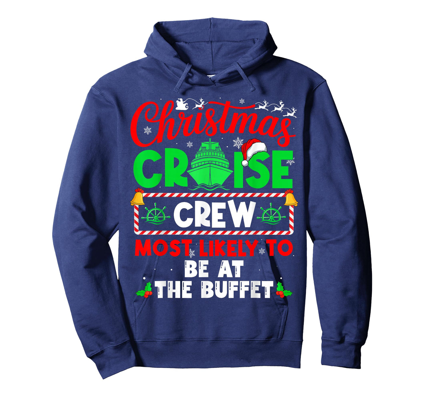 Christmas Cruise Crew Most Likely to BE at The Buffet T-Shirt