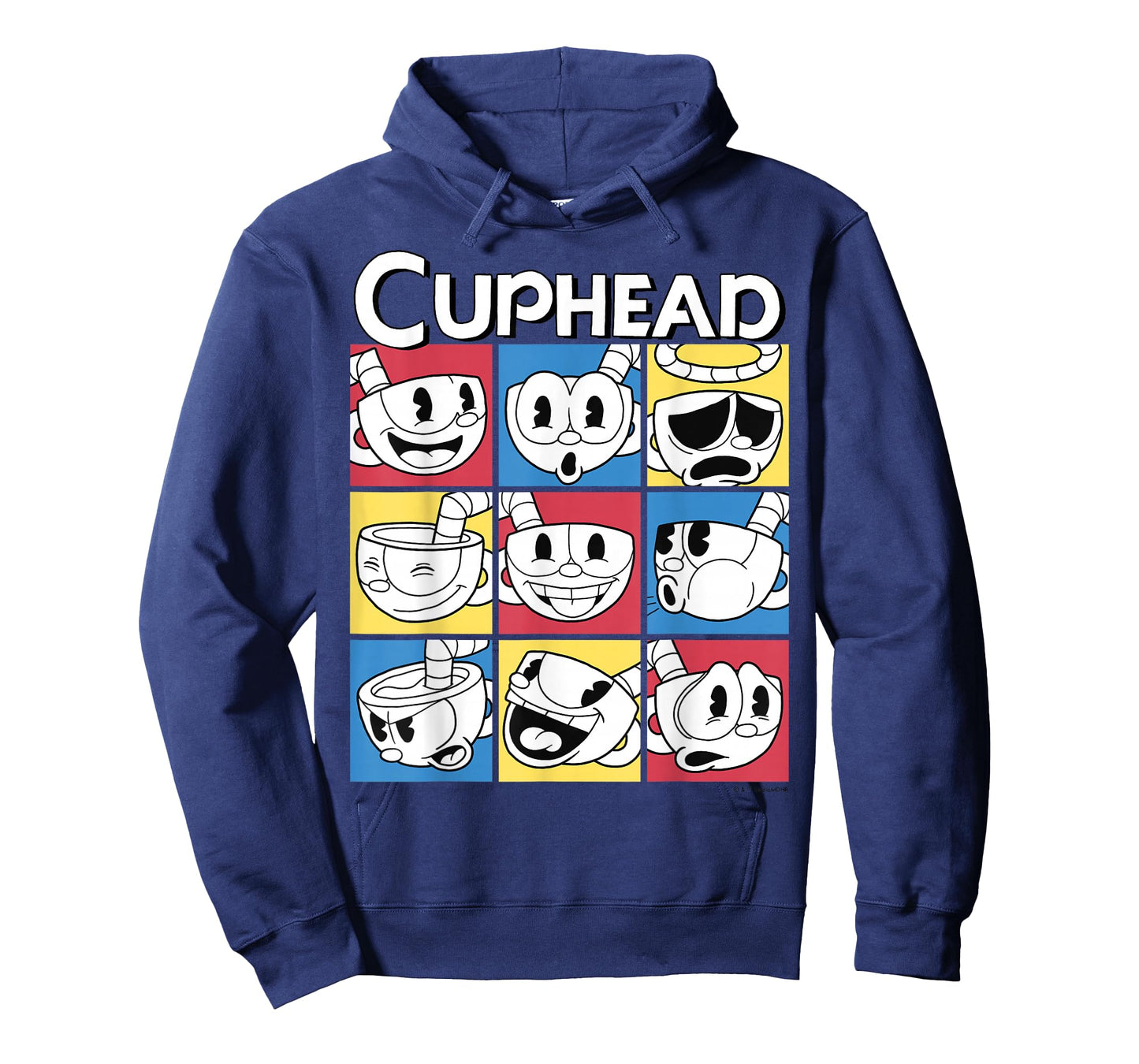 Cuphead Nine Squares of Different Emotions T-Shirt