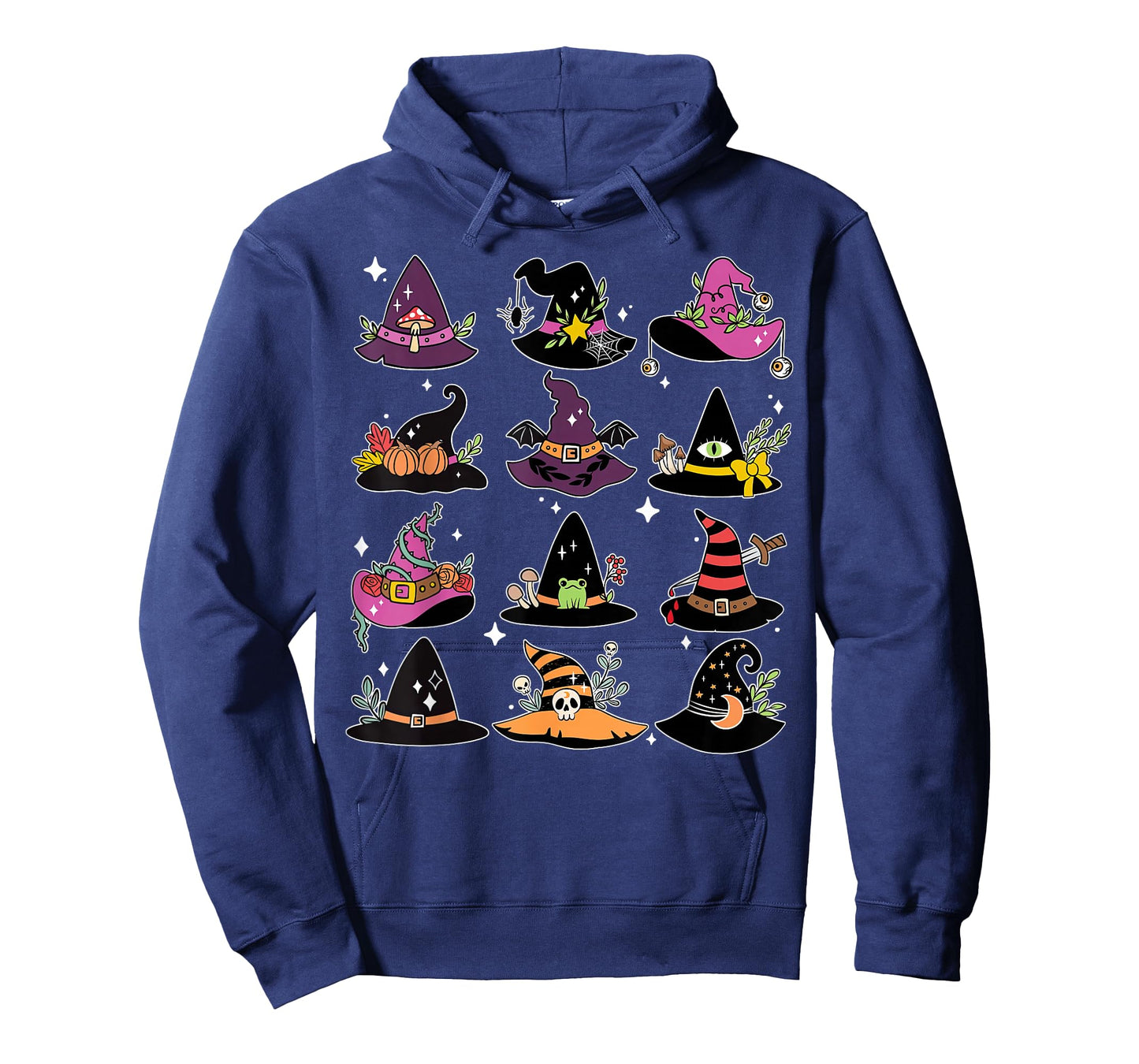 Vintage Cute Witch Hat Kawaii Witchy Halloween Girls Teen T-Shirt