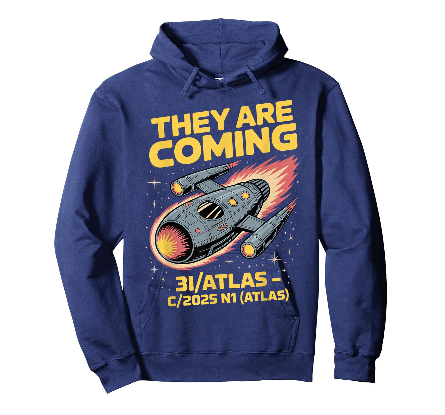 3I/Atlas C/2025 N1 Spaceship Comet 2025 Funny Alien Arrival T-Shirt