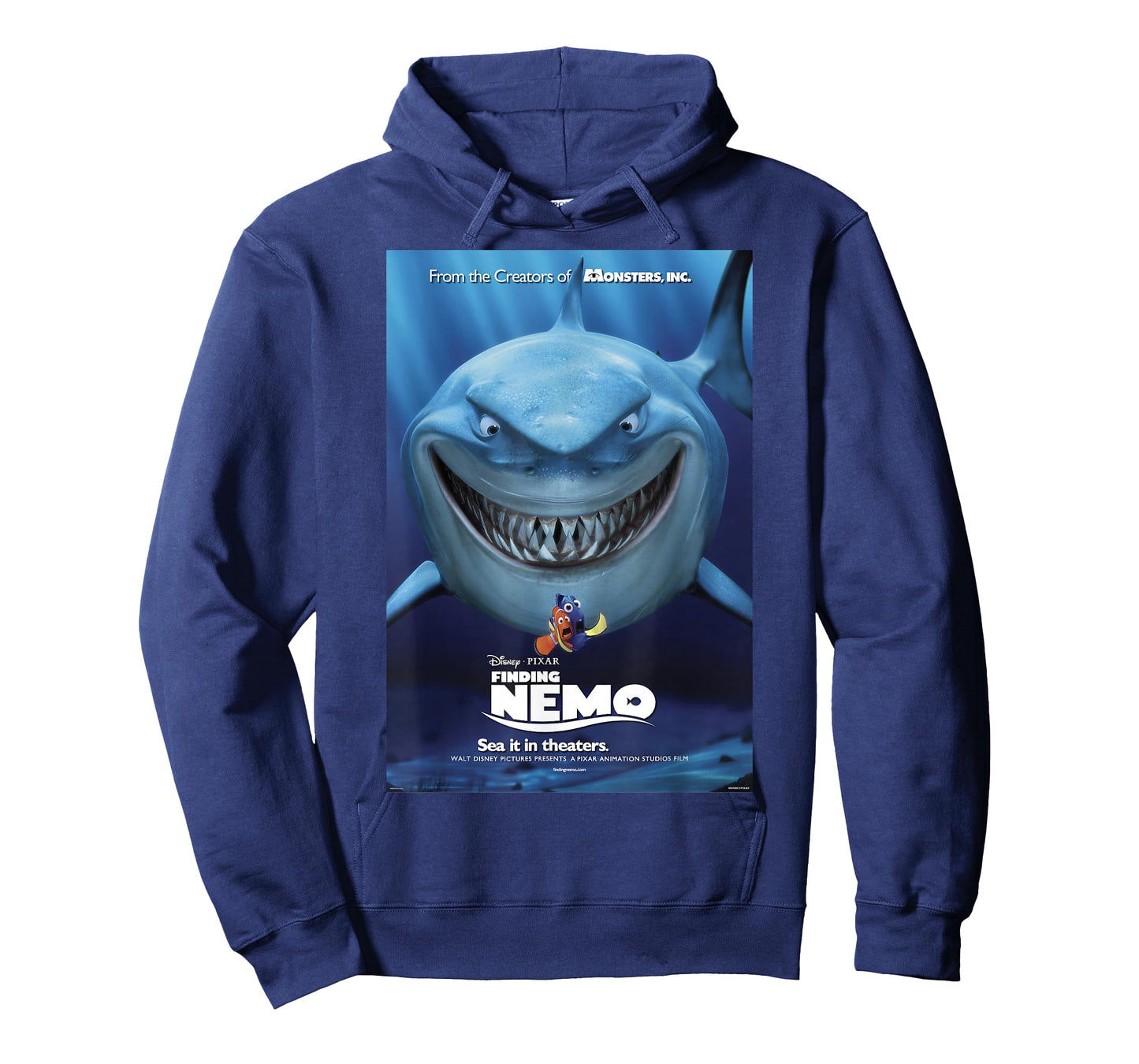Disney Pixar Finding Nemo Bruce Poster T-Shirt Small