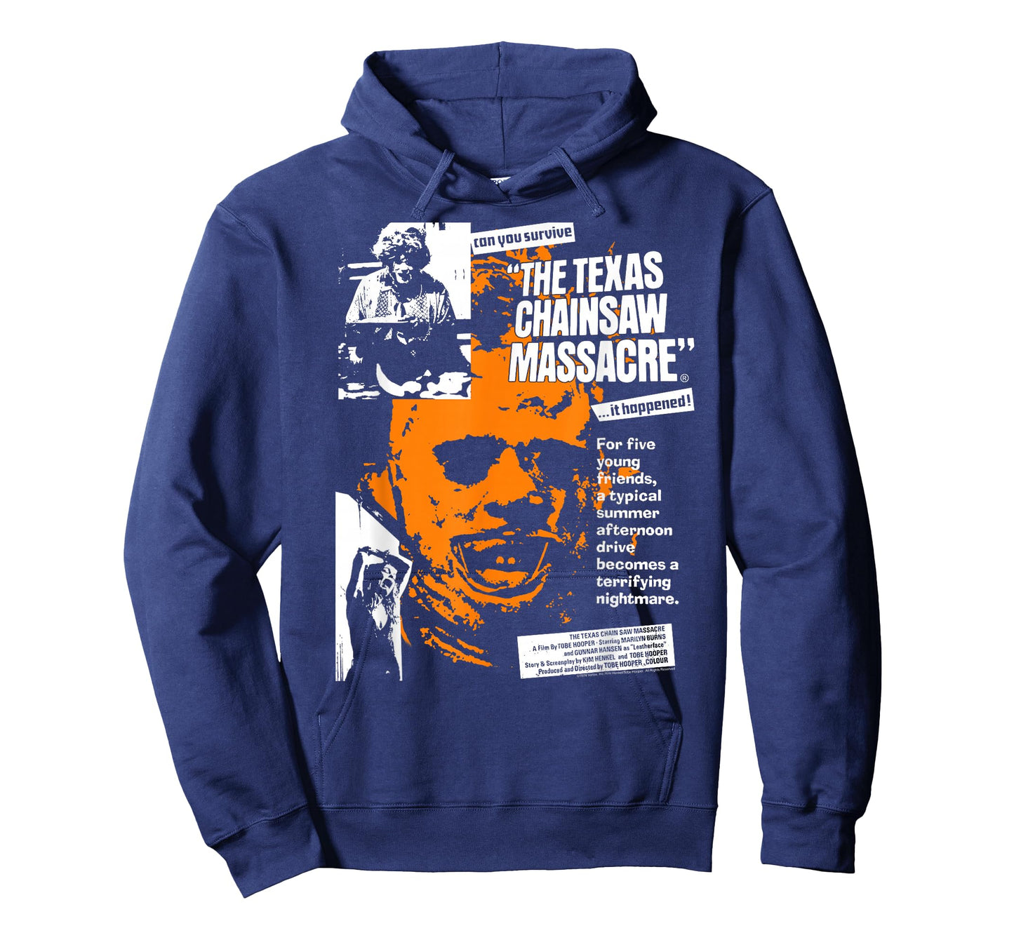 The Texas Chainsaw Massacre Headline Collage Horror T-Shirt