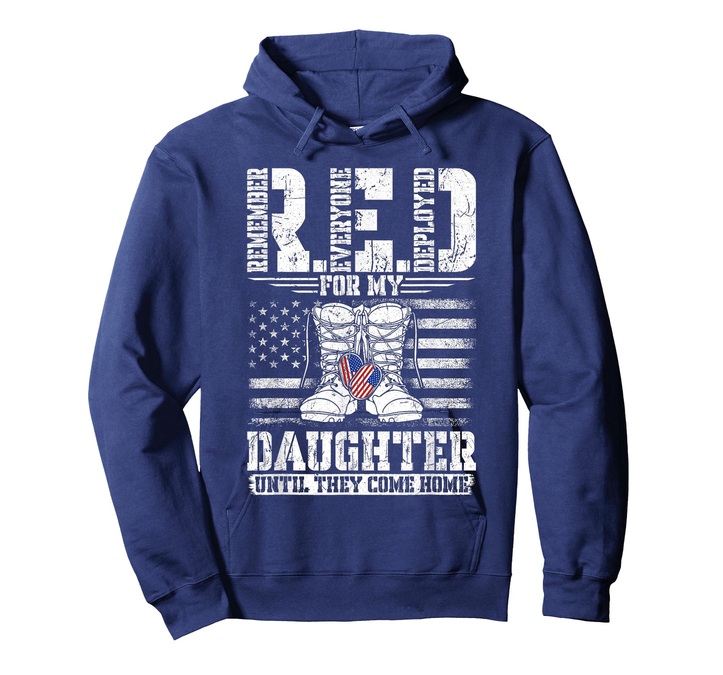 RED for my Daughter Remember Everyone Deployed RED T-Shirt