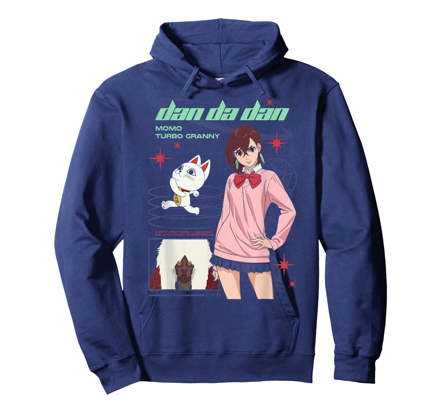 Dan Da Dan Momo and Turbo Granny Y2K Style Anime T-Shirt
