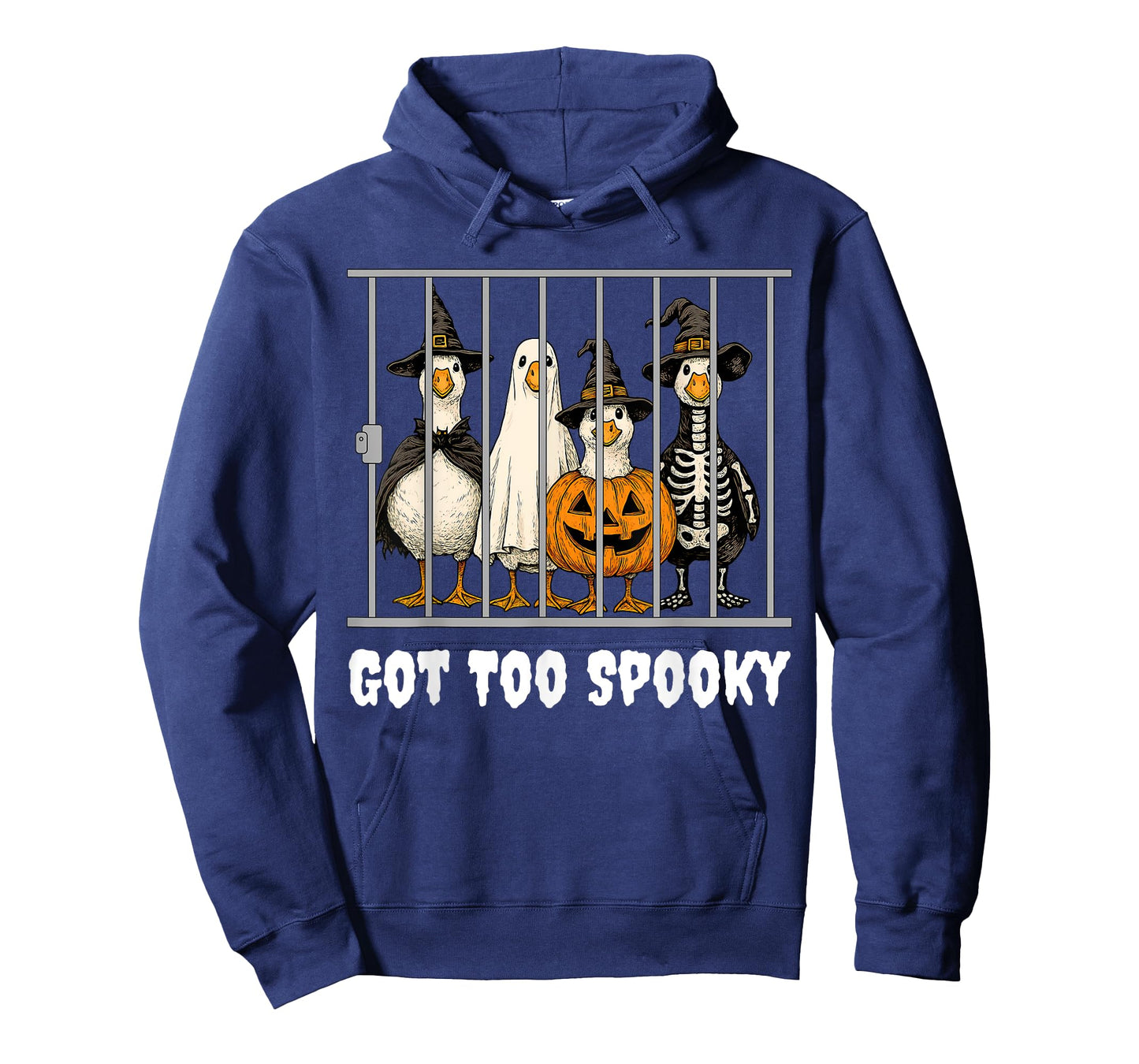 Got Too Silly Spooky Funny Goose Pun Humor Halloween Kids T-Shirt