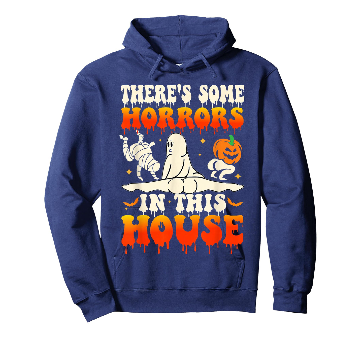 There's Some Horrors In This House Funny Ghost Halloween T-Shirt