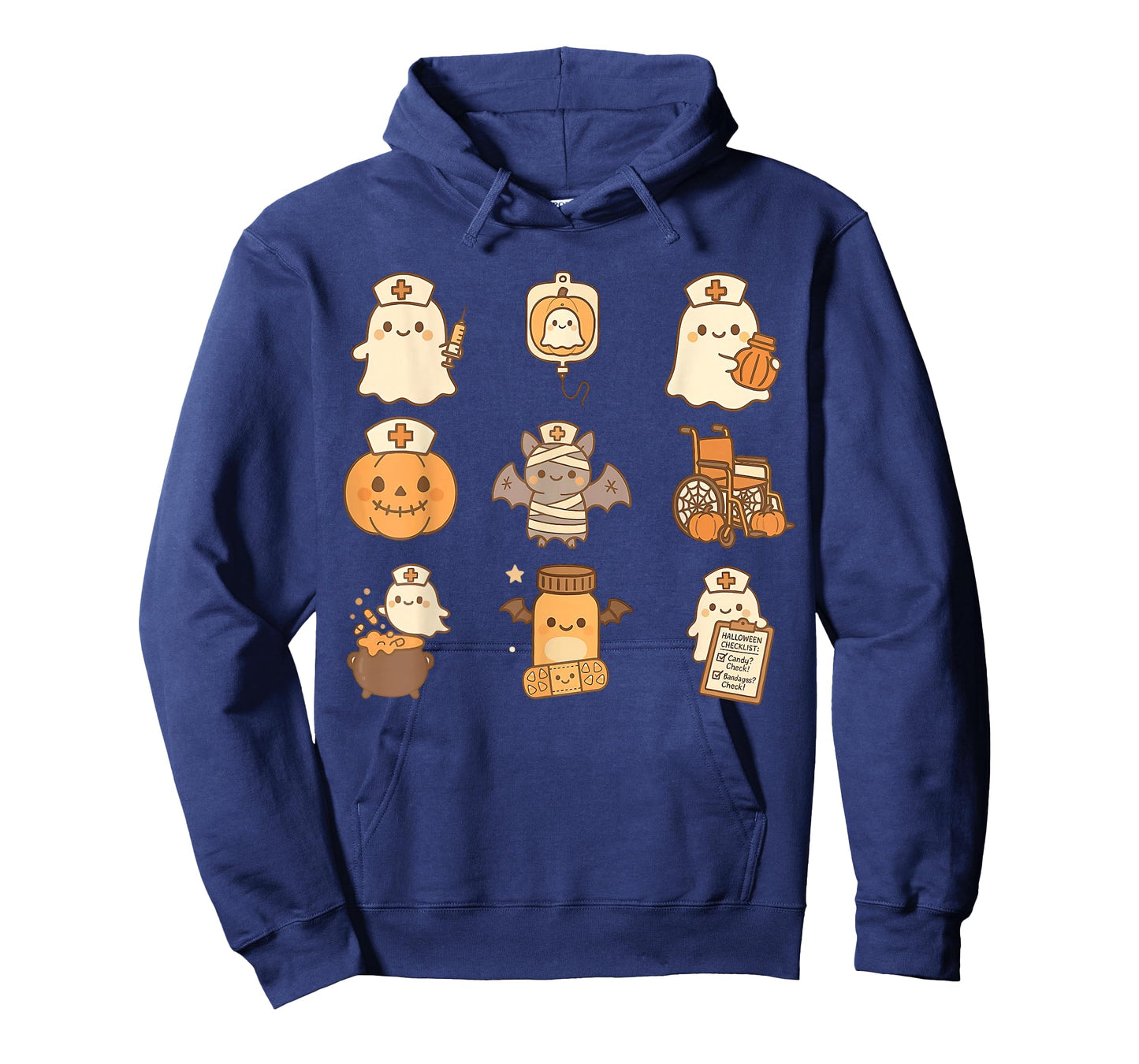 Ghost Healthcare Worker Nurse Halloween Cute Nurse T-Shirt