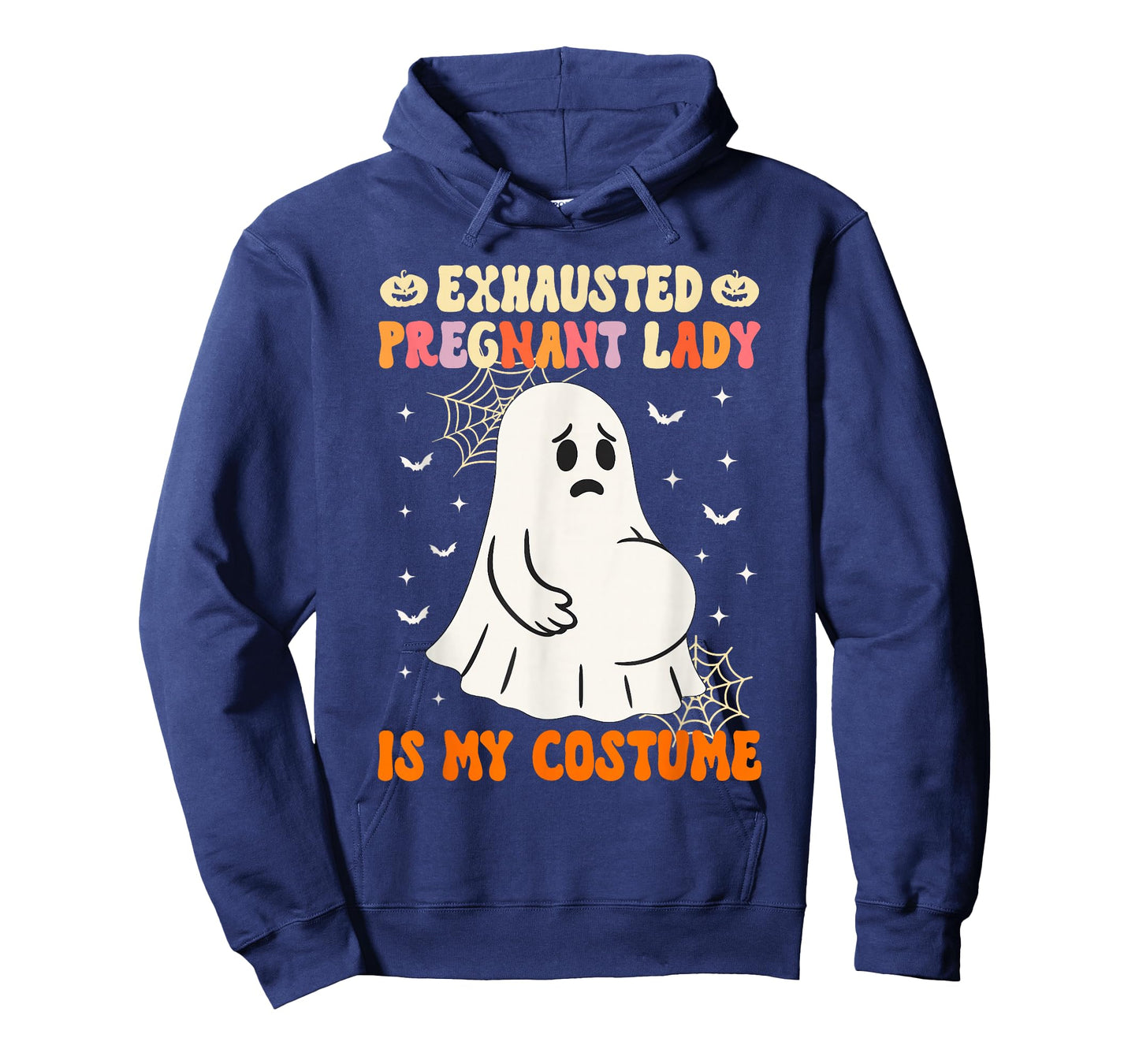 Exhausted Pregnant Lady is My Costume Halloween Pregnancy T-Shirt