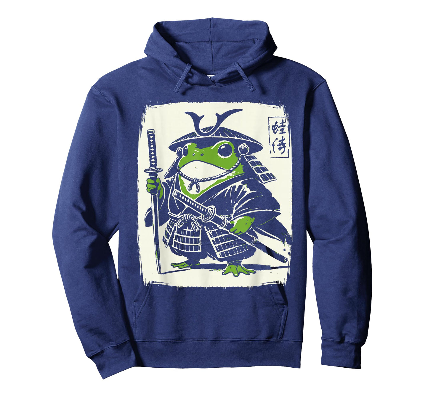Vintage Samurai Frog Ukiyo-e Graphic Japanese Anime Art T-Shirt