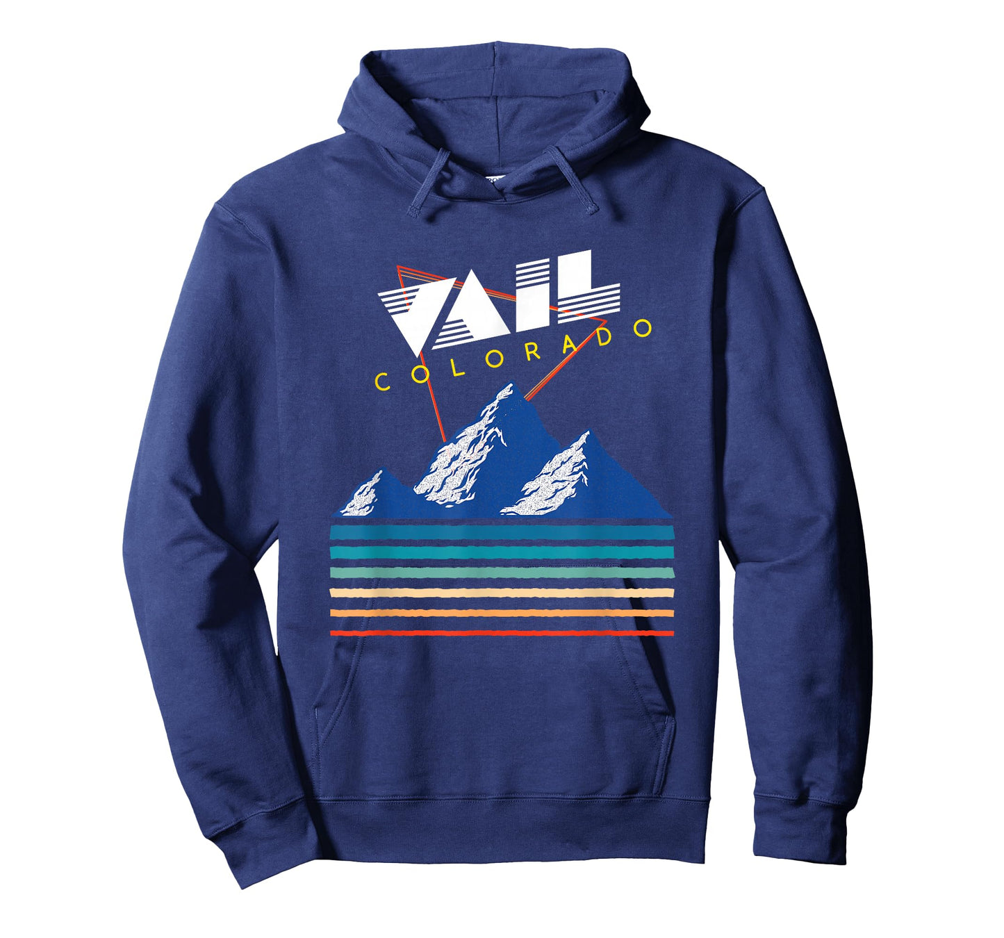 Vail Colorado - USA Ski Resort 1980s Retro Collection T-Shirt