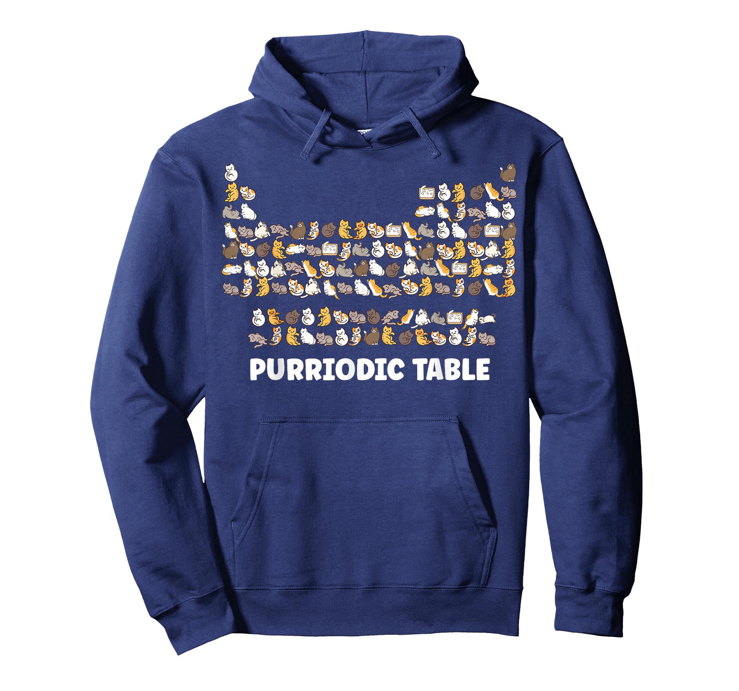 Cat Periodic Table Chemistry Science Gifts For Cat Dad Mom T-Shirt for Men Women Kids