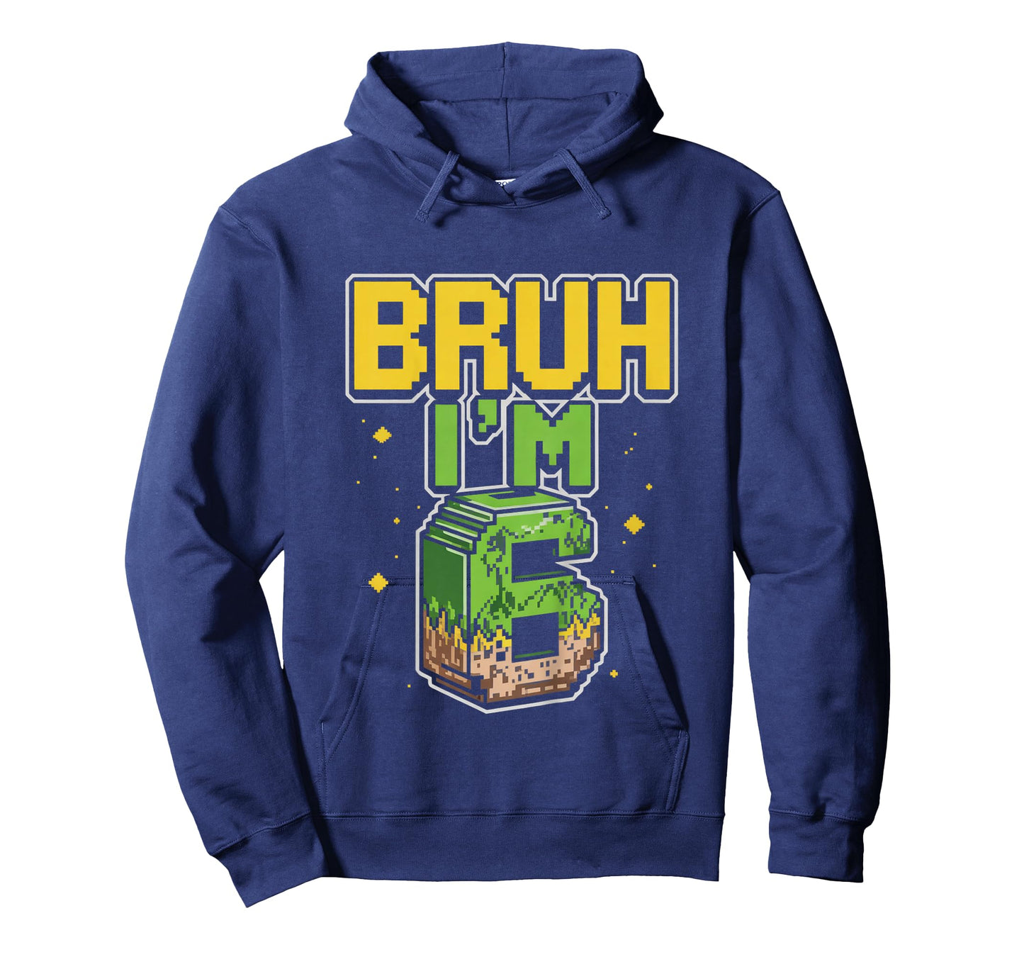 Kids Bruh it' s my birthday Boys Kids Funny Pixel Video Games T-Shirt