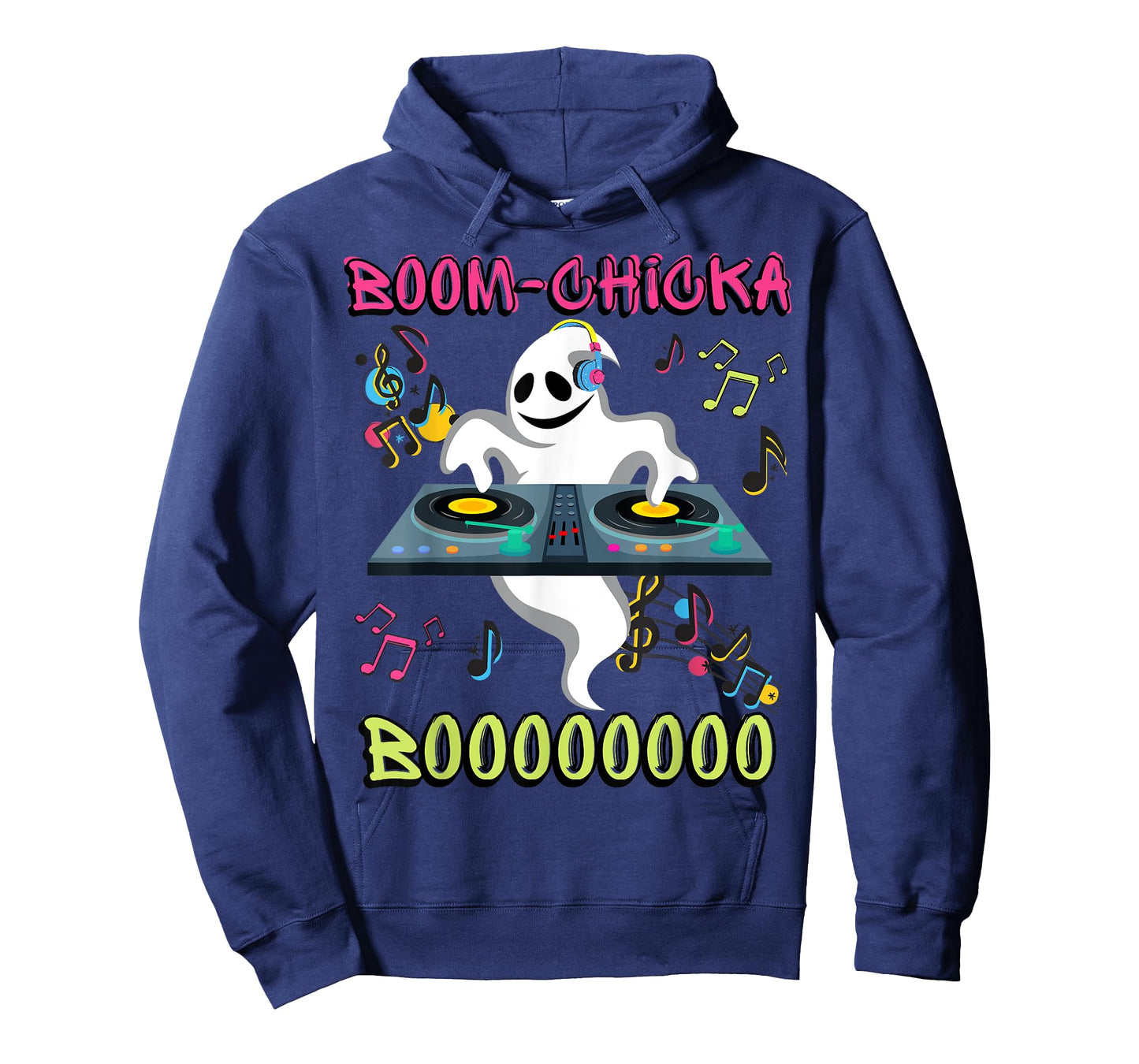 Ghost DJ/ Boom Chicka Boo/ Halloween Costume/ Funny Ghost T-Shirt