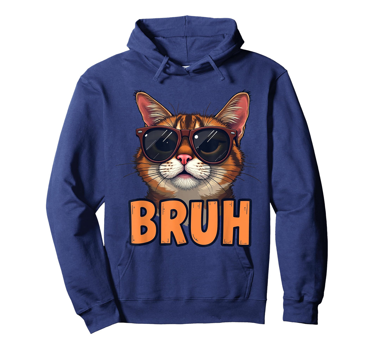 Meme saying Cat BRUH sunglasses for kids Men teens T-Shirt