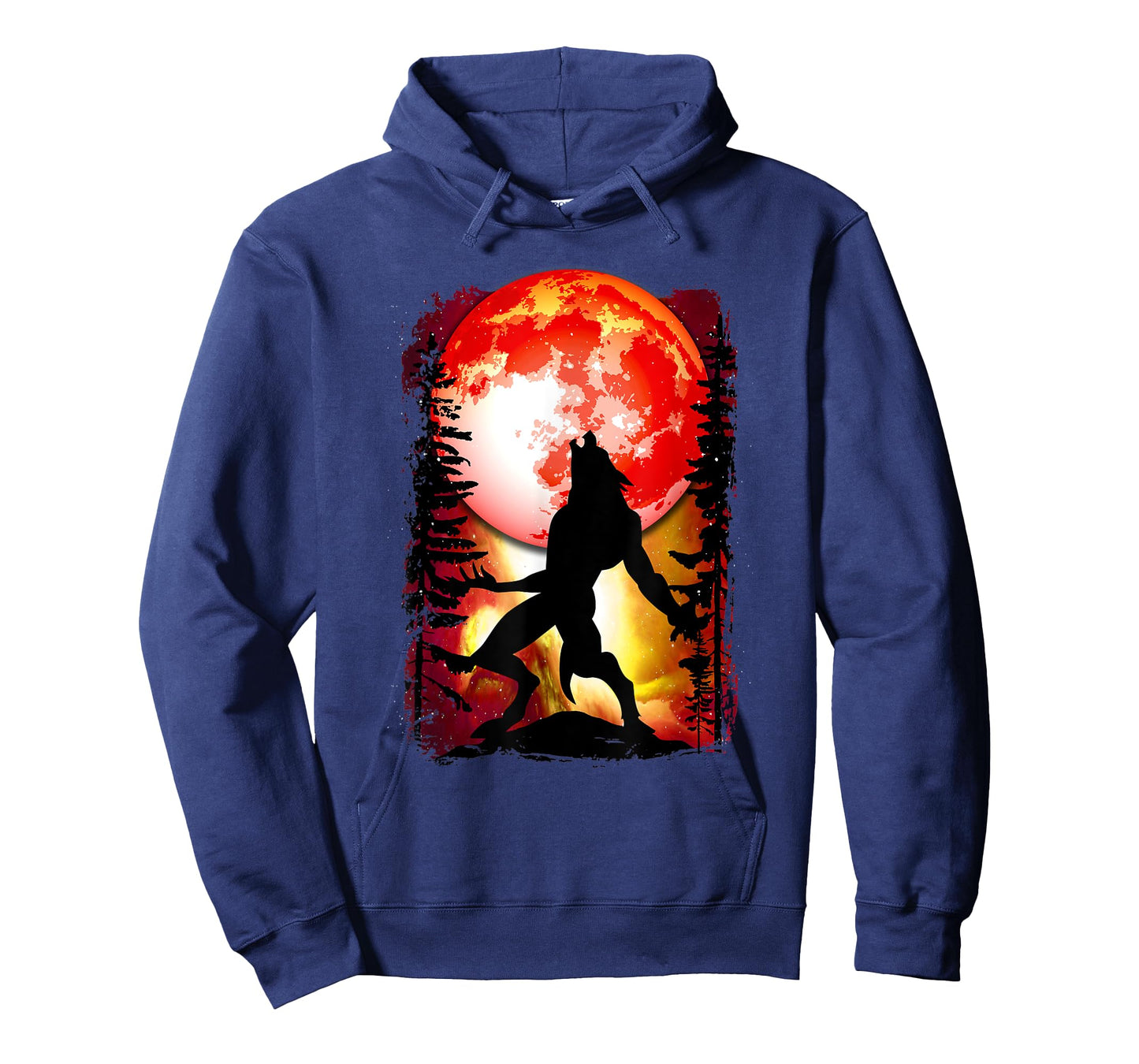 Werewolf Red Blood Full Moon Lycan Horror Halloween T-Shirt