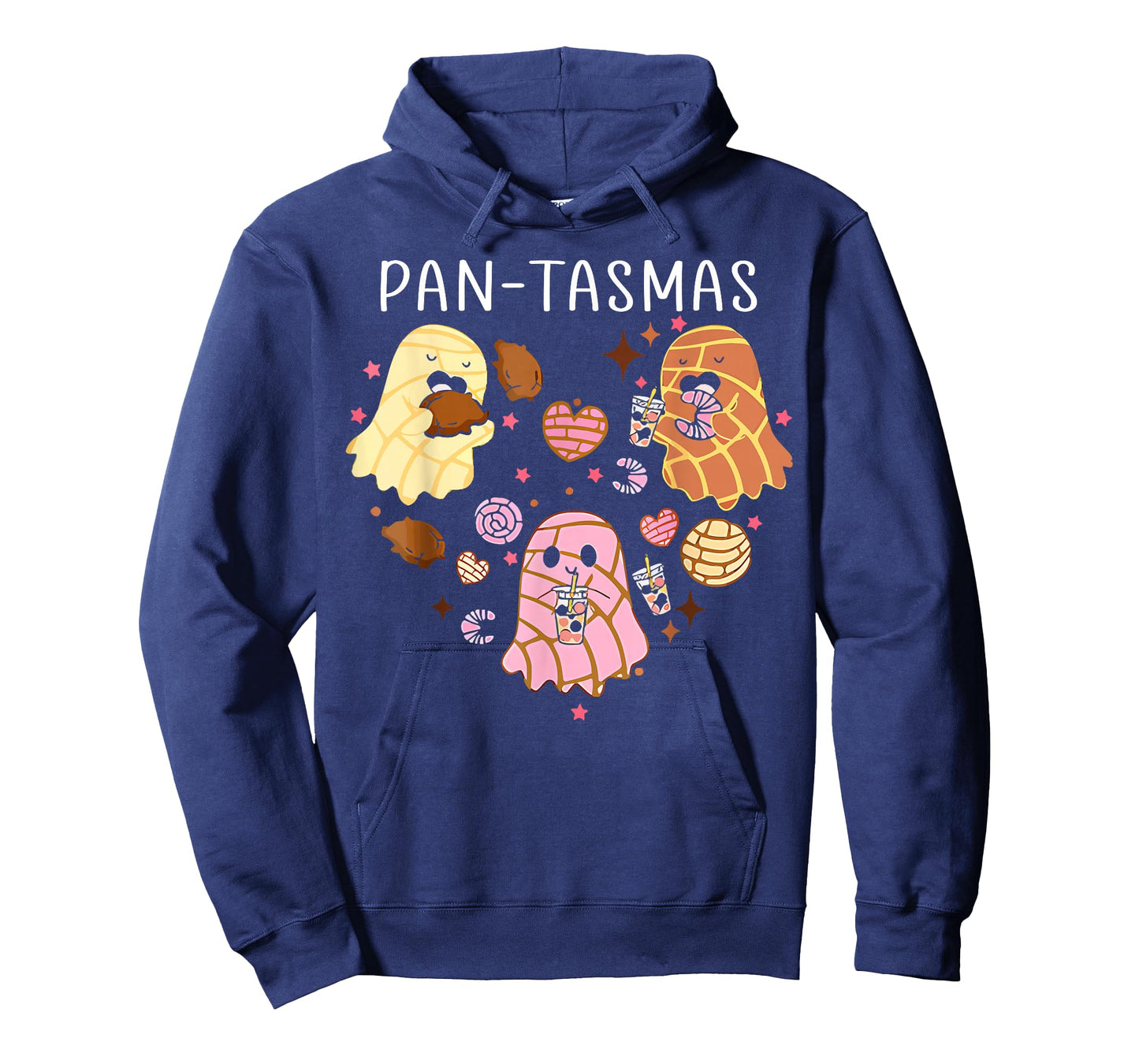 Pantasmas Ghost Funny Spooky Conchas Mexican Ghost Halloween T-Shirt