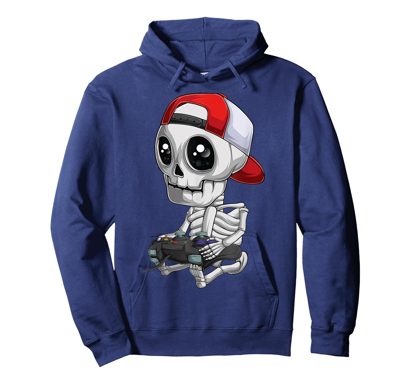 Skeleton Halloween Video Gamer Gifts Kids Boys Teens Men T-Shirt