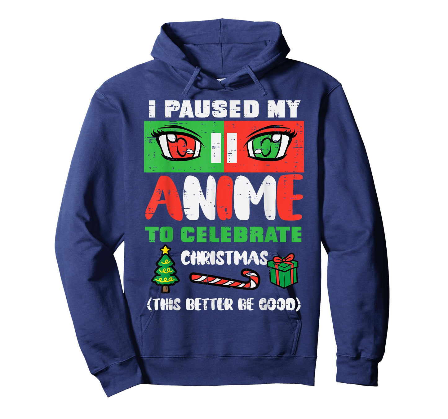 Paused Anime Celebrate Christmas Xmas Men Boys Kids Women T-Shirt