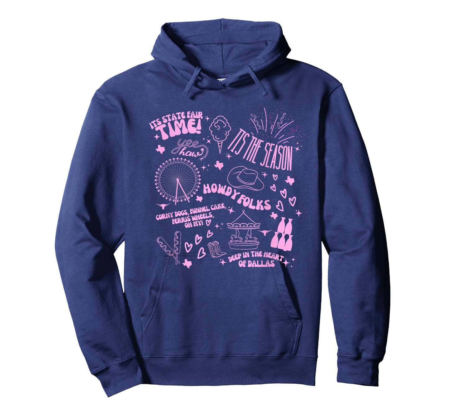 Texas State Fair Tee – Cute Bubblegum Pink Fair Season Tee T-Shirt