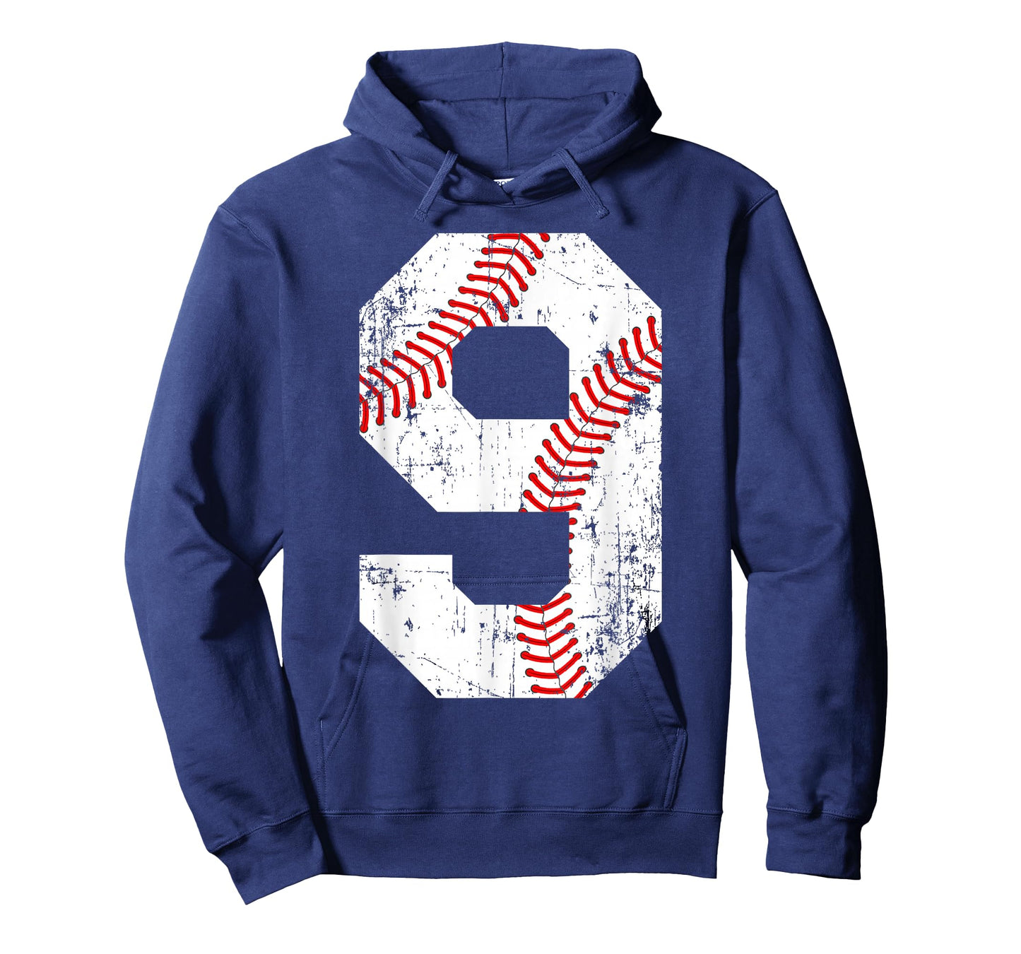 Vintage Baseball 9 Jersey Number T-Shirt