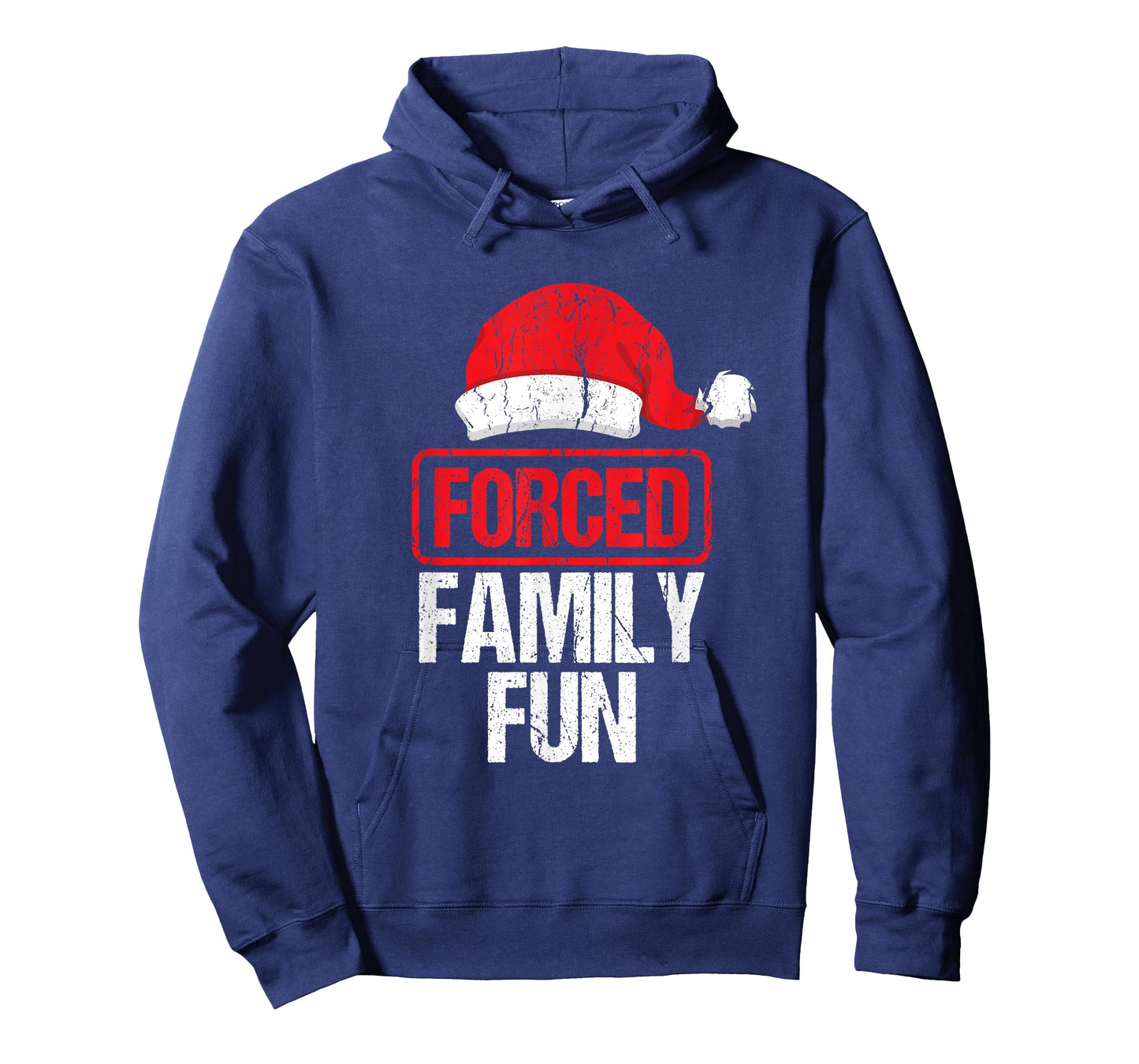 Forced Family Fun Winter Holidays Funny Christmas Gift T-Shirt