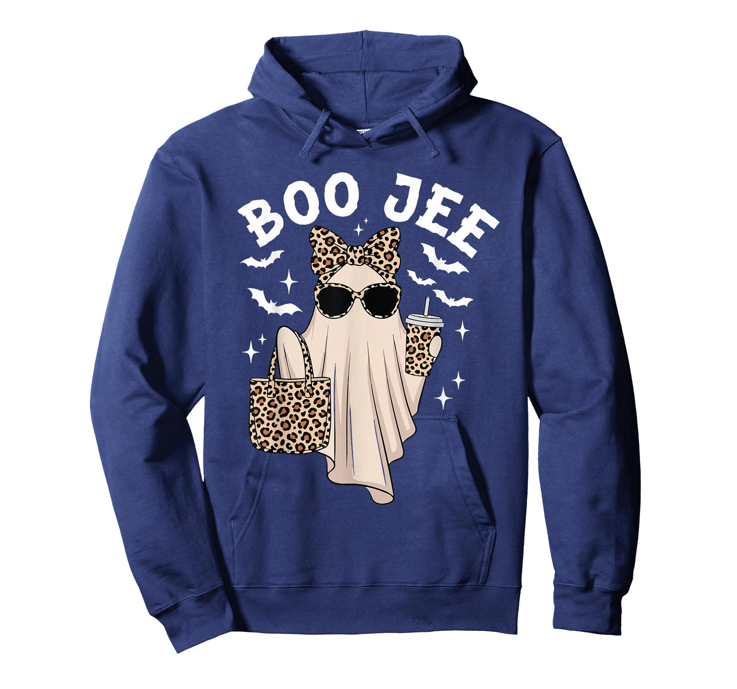 Boo JEE Boujee Pink Ghost Halloween October Vibes T-Shirt