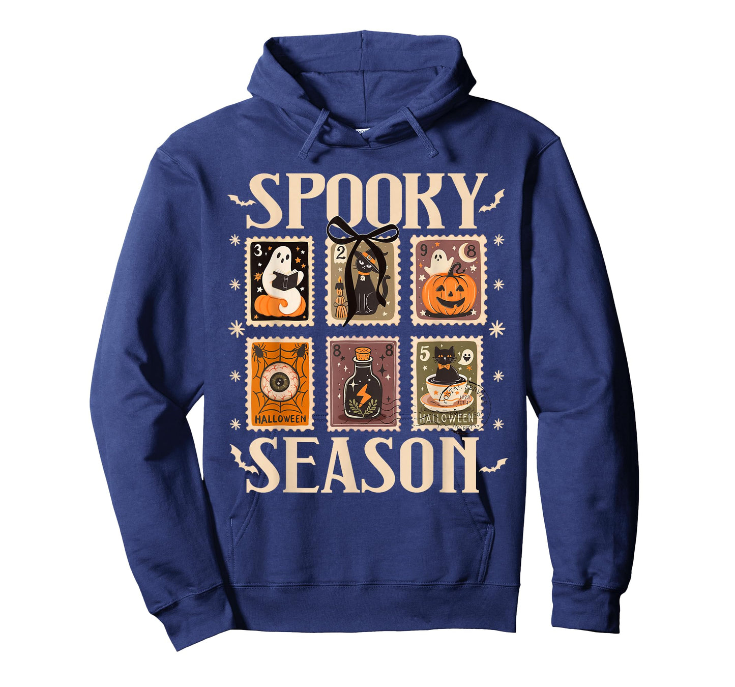 Retro Ghost Cute Fall Halloween Pumpkin Season T-Shirt