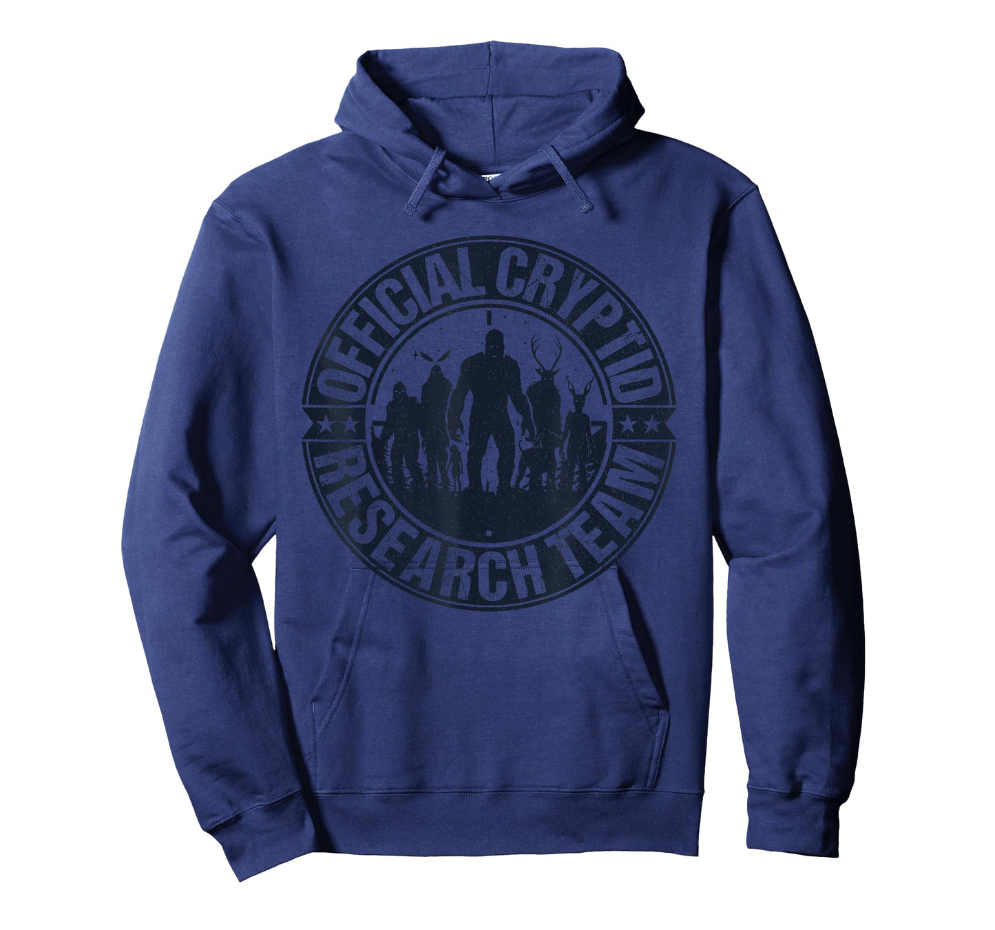 Official Cryptid Research Team Retro Cryptozoology Hunt Crew T-Shirt
