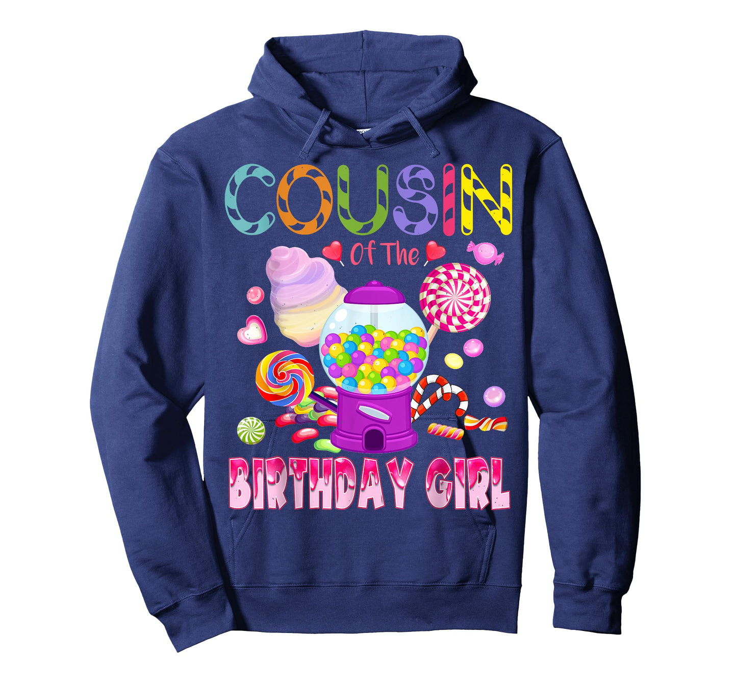 Cousin Of The Birthday Gifts Girl Candyland Candy Birthday T-Shirt