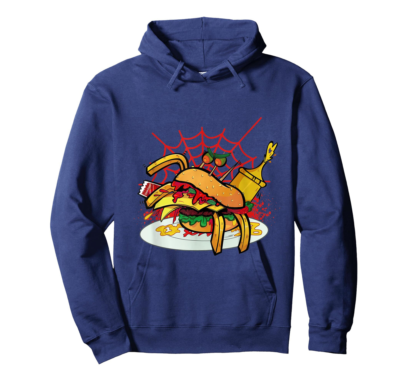 Monster Spider Cheese Burger Food Cheese Burger T-Shirt