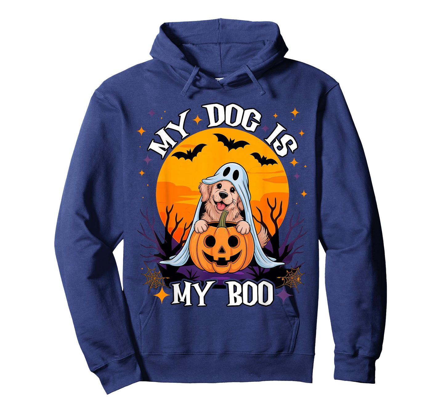 Dog Halloween Ghost Golden Retriever My Dog is My Boo Meme T-Shirt