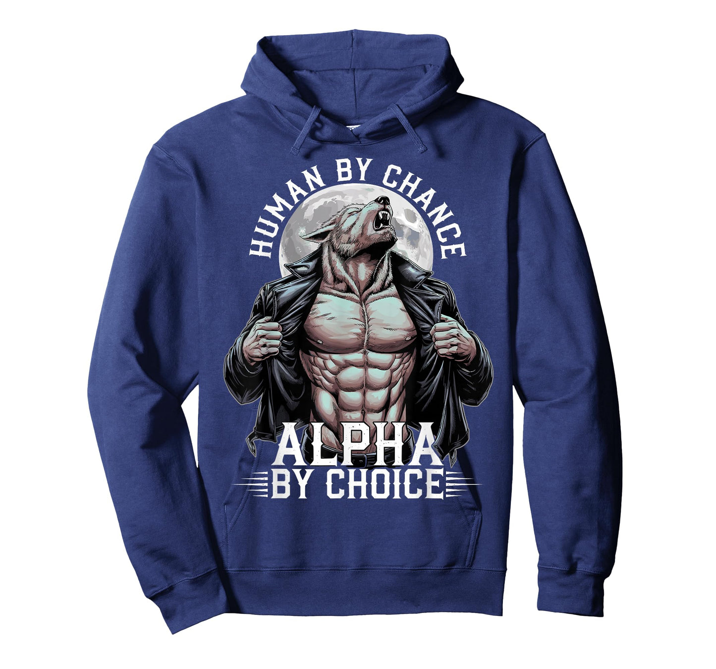 Human By Chance Alpha By Choice Alpha Wolf Meme T-Shirt