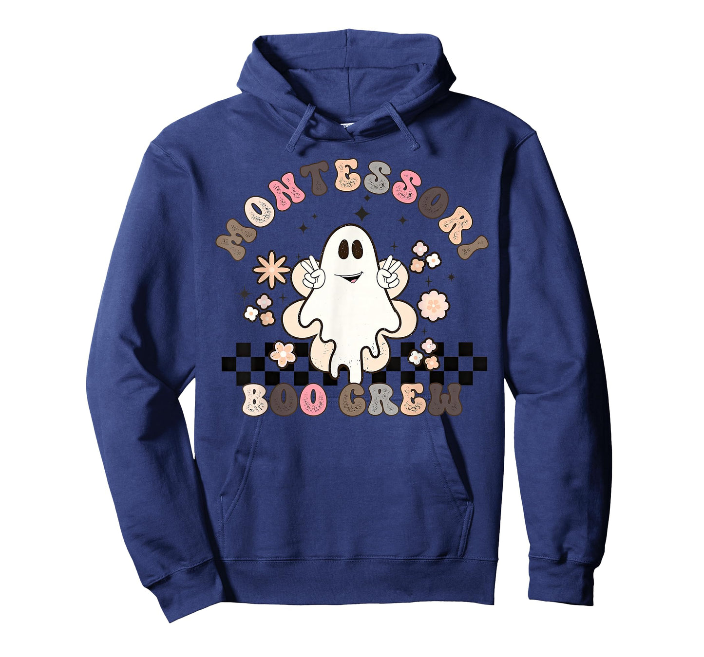 Montessori Boo Crew Halloween Cute Ghost Montessori Teacher T-Shirt