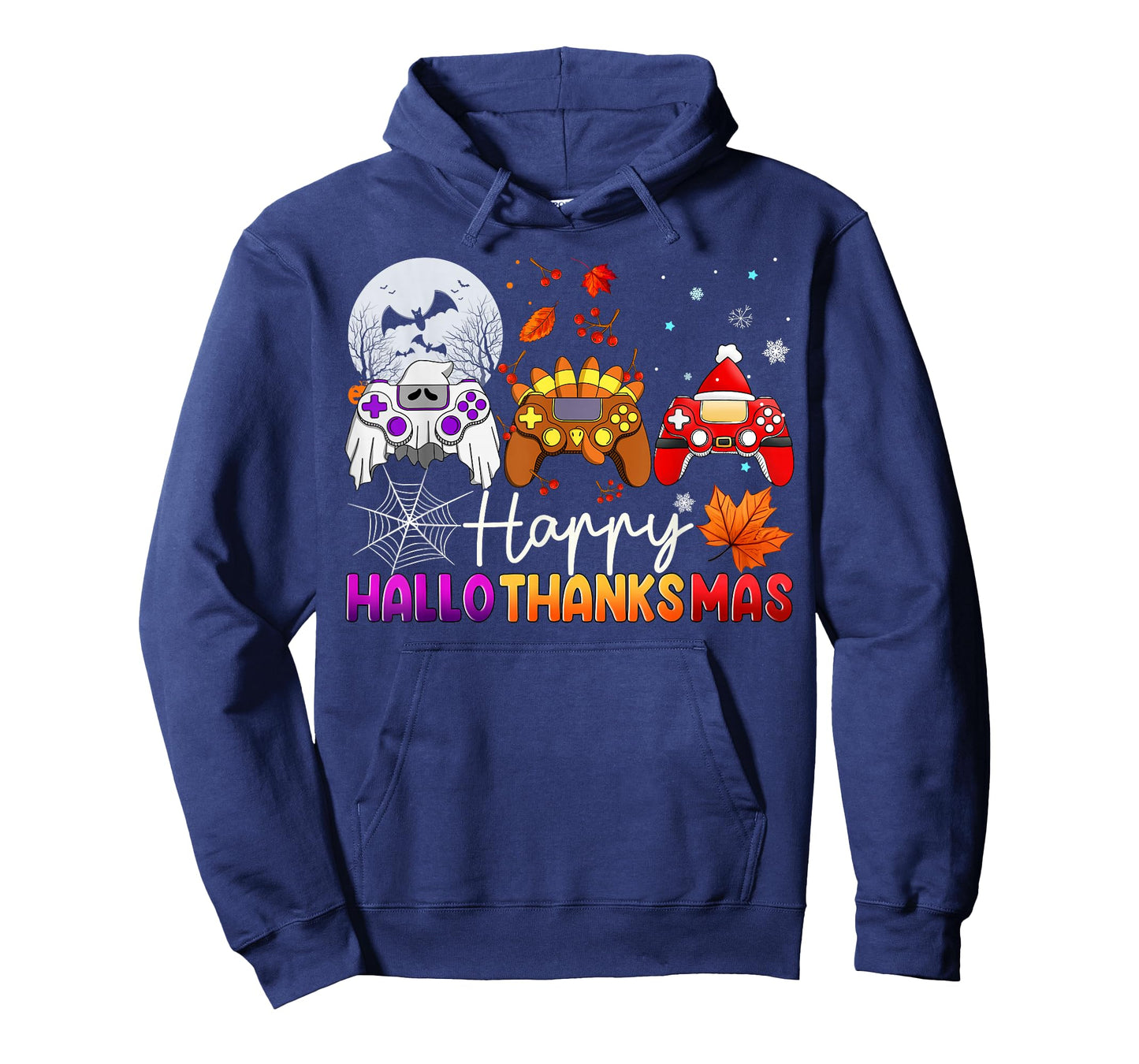 Happy Hallothanksmas Game Controller Gamer Hallothanksmas T-Shirt