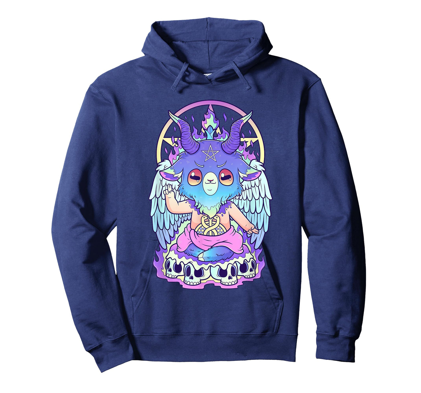 Kawaii Pastel Goth Cute and Scary Baphomet Occult T-Shirt