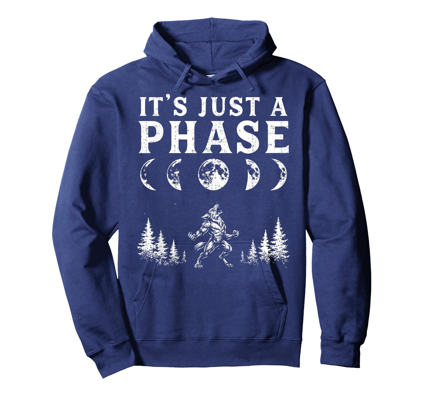 Werewolf Only One Phase Spell Werewolf Lycan Halloween Moon T-Shirt