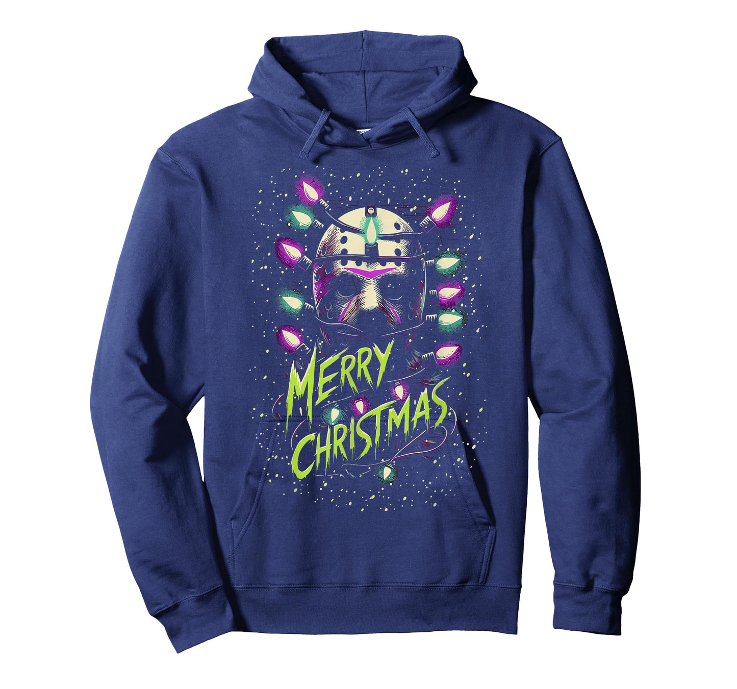 Merry Christmas Festive Slasher Candy Cane Menace T-Shirt