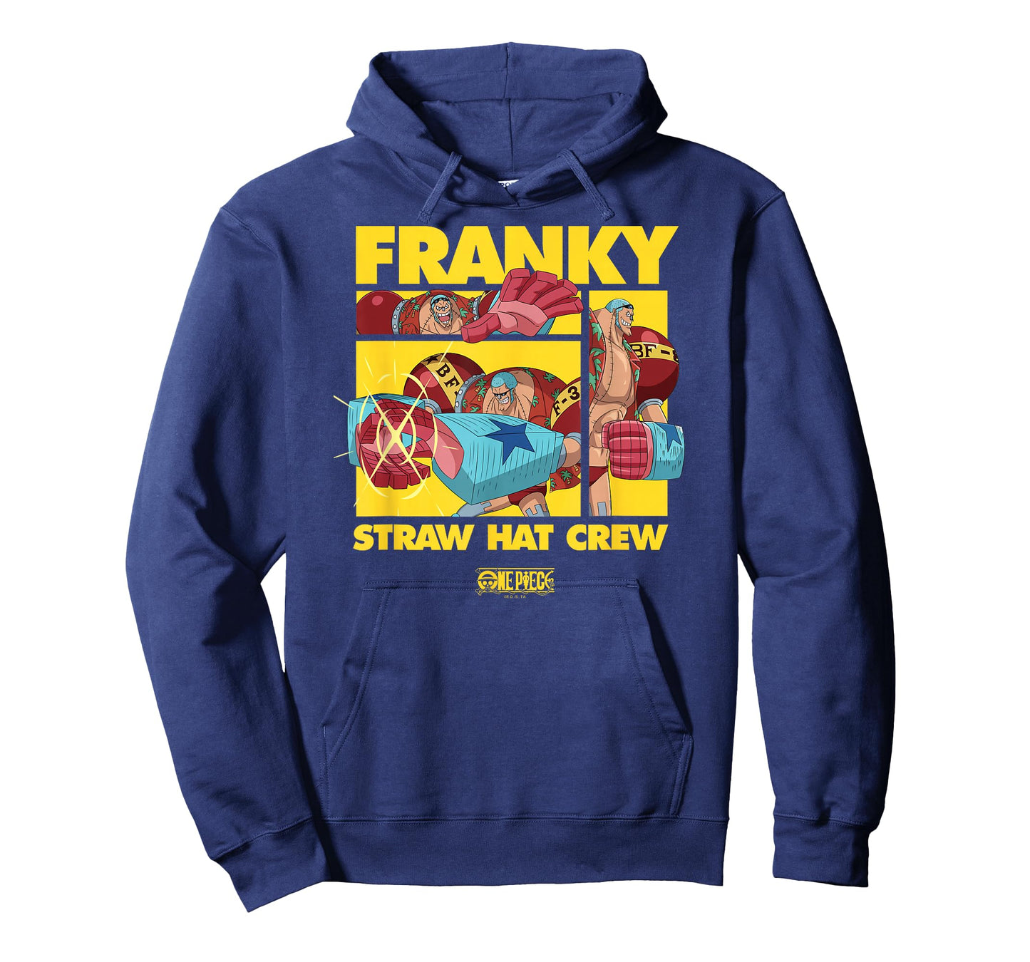 One Piece Anime Straw Hat Crew Franky Collage T-Shirt