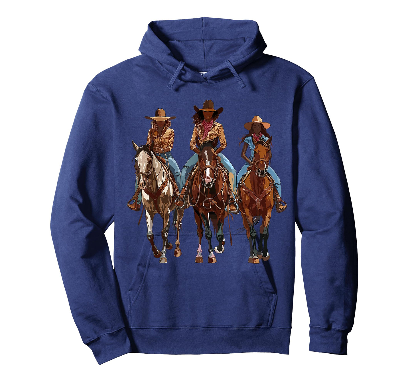 Black African American Cowgirl Western Country Texas Rodeo T-Shirt