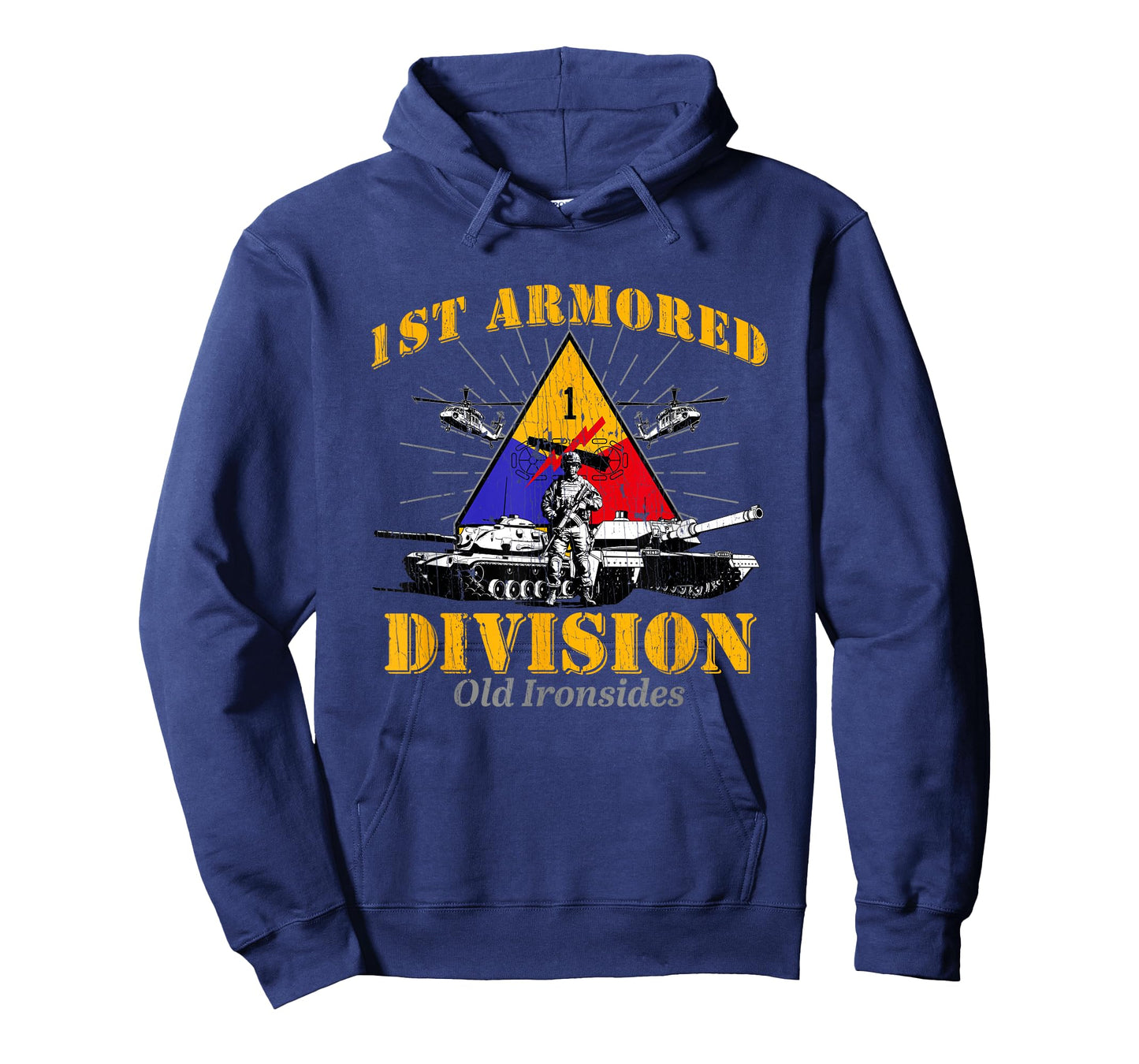 1st Armored Division Old Ironsides Veteran Fort Bliss Texas T-Shirt