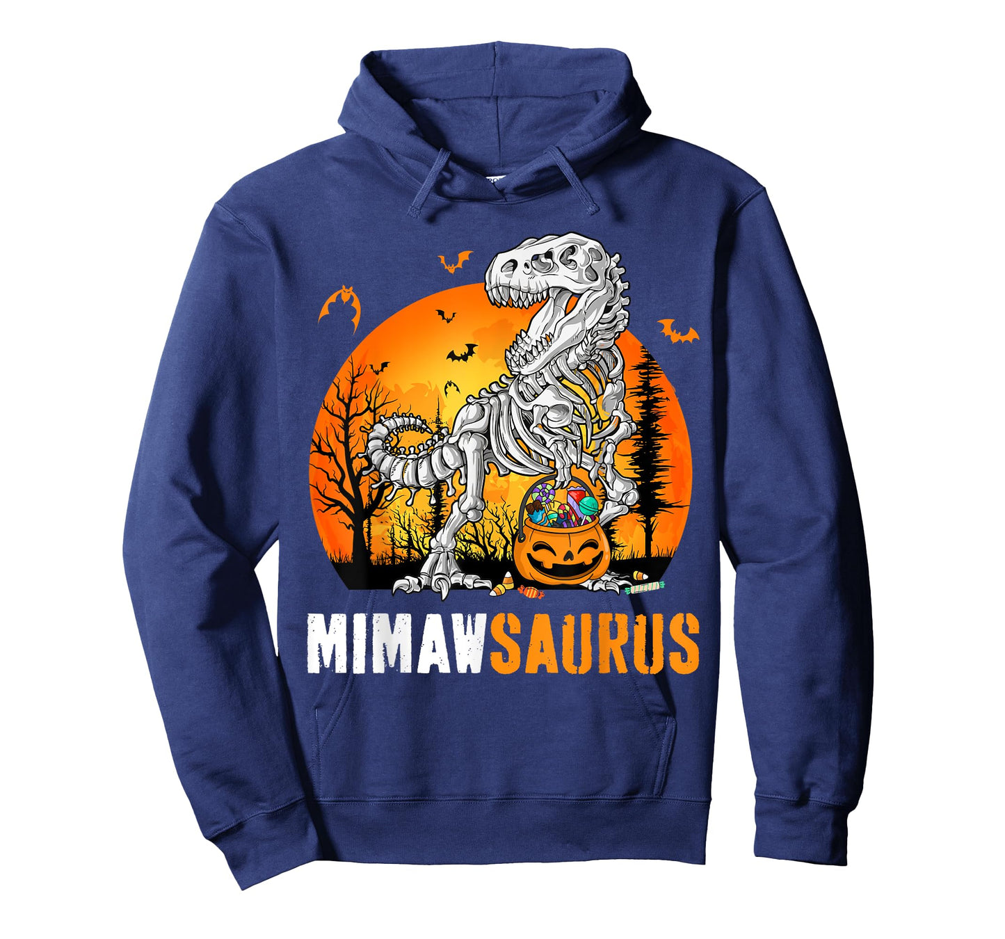 Mimawsaurus Dinosaur Skeleton Halloween Mimaw Saurus T-Shirt