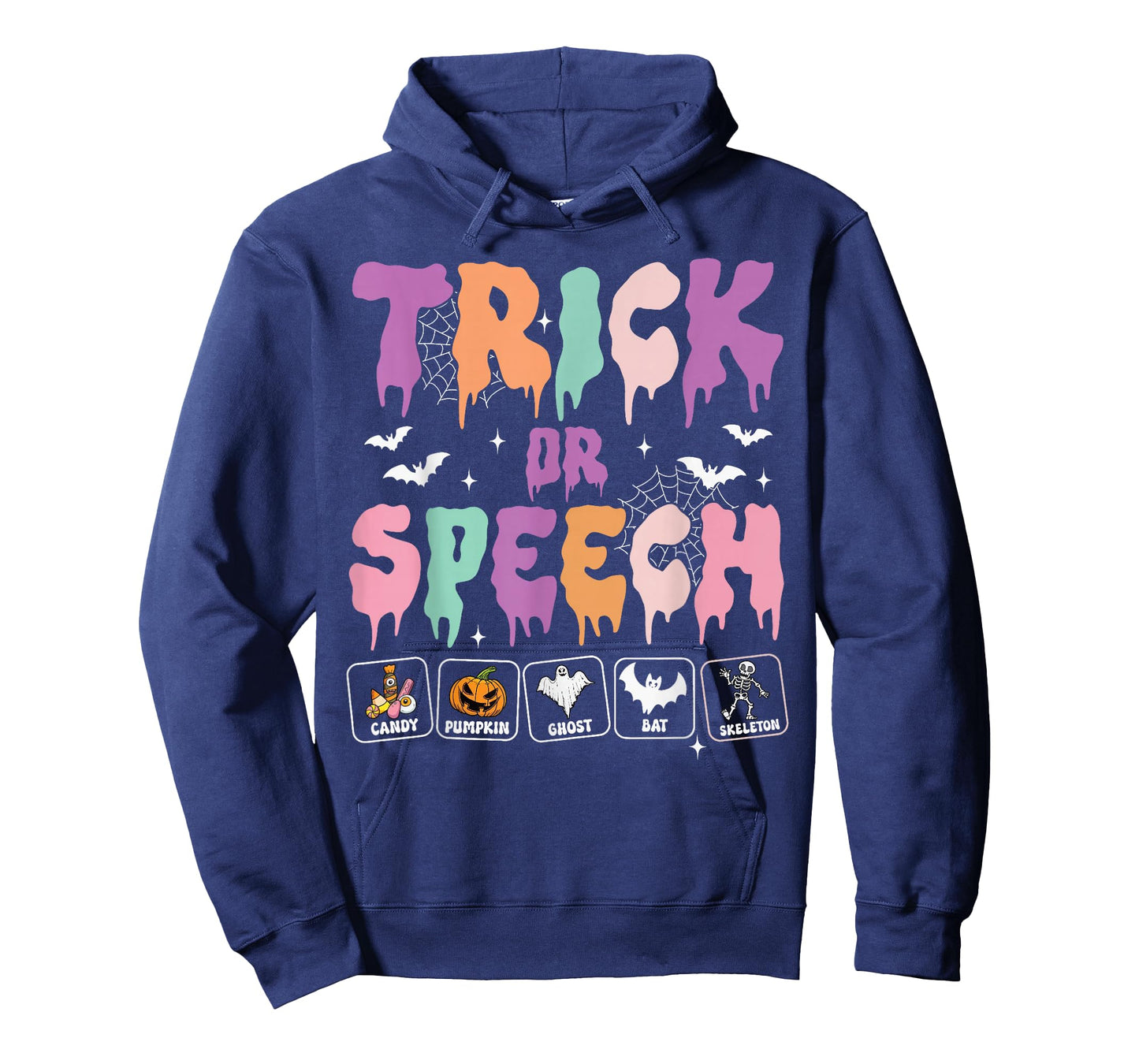 Trick or Speech Retro SLP Halloween Speech Therapy Halloween T-Shirt