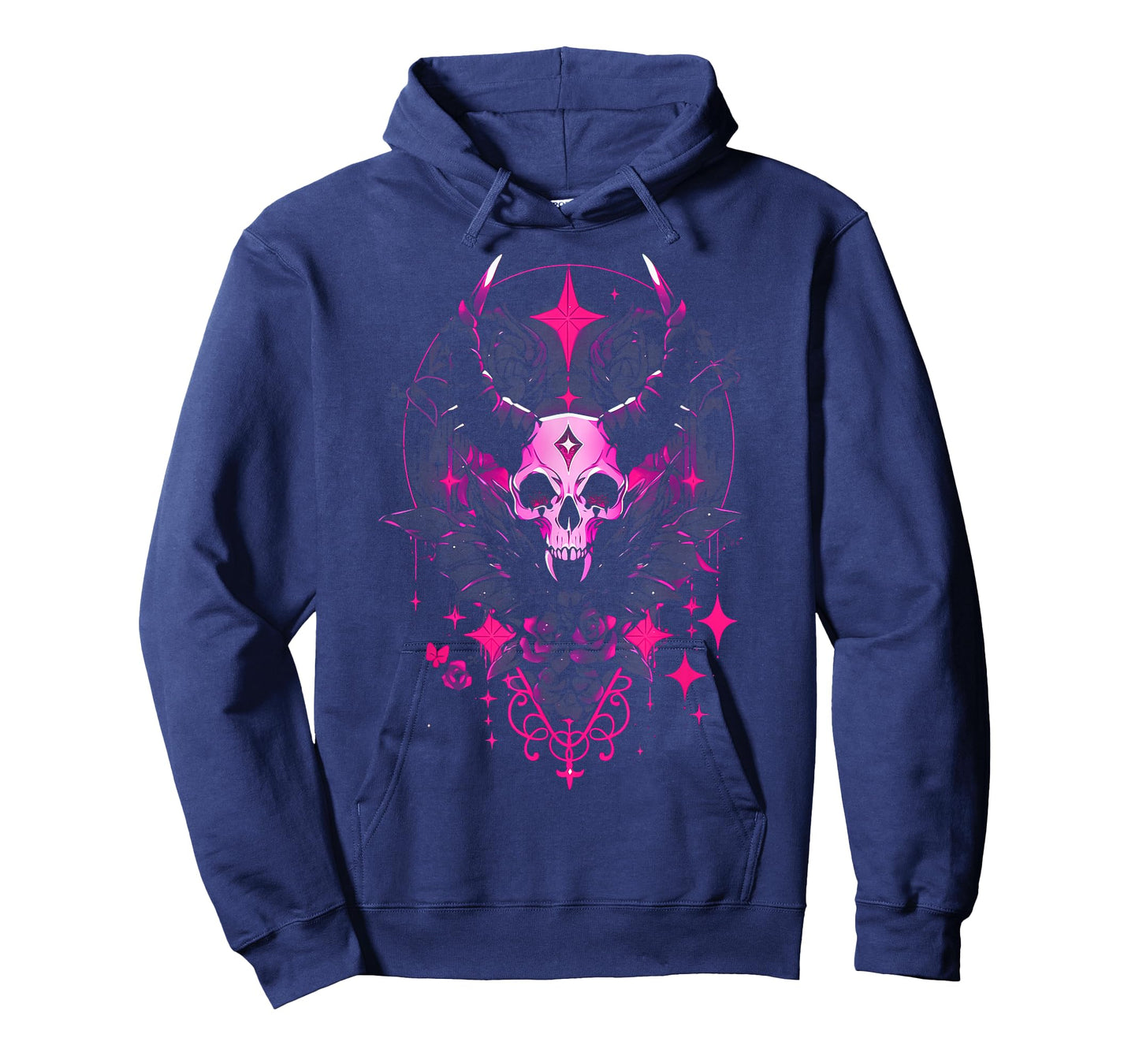 Pastel Goth Creepy Cute Yami Kawaii Spooky Gothic Skull T-Shirt
