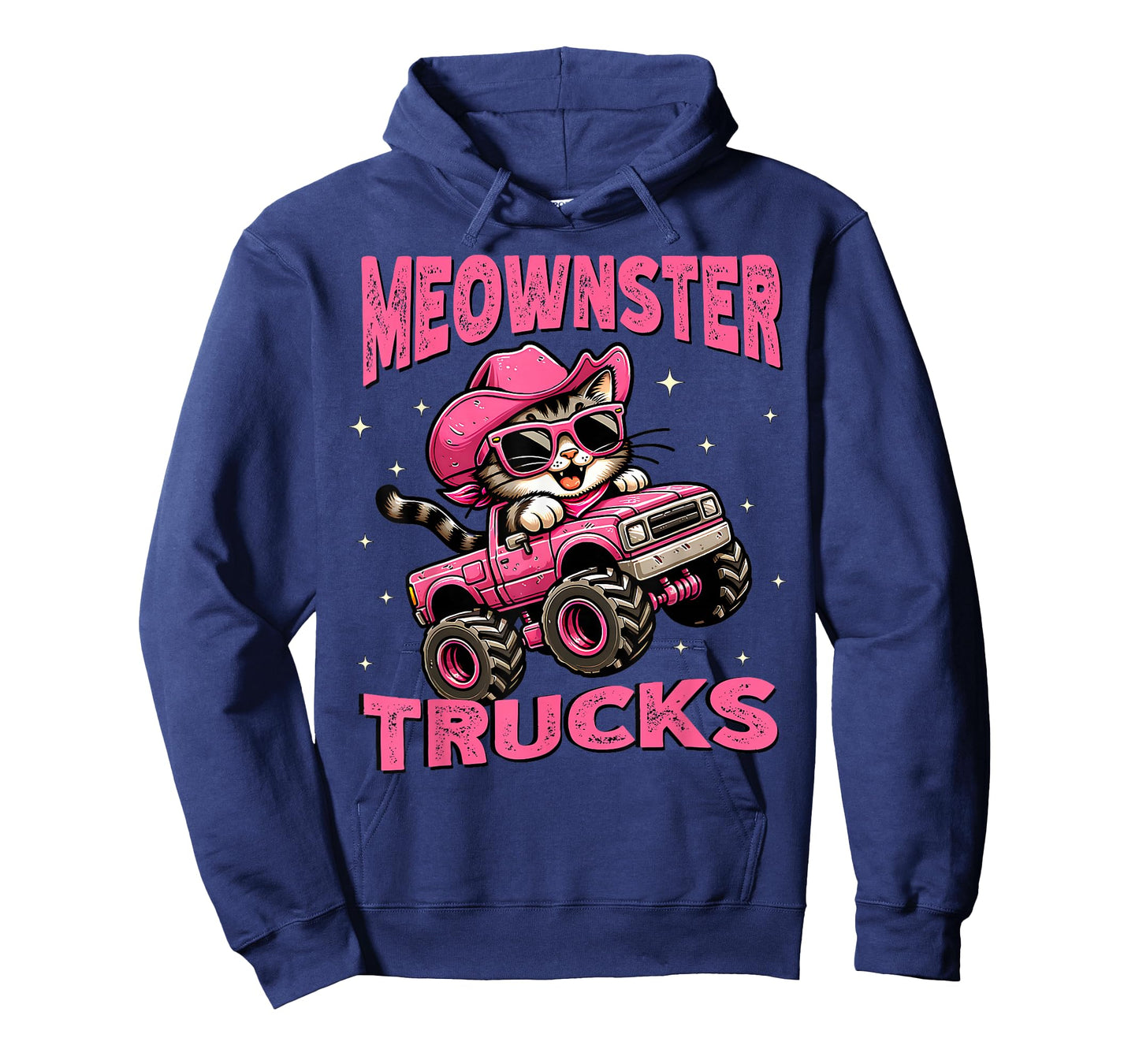 Funny Monster Truck Cat For Girls Women Monster Truck Party T-Shirt