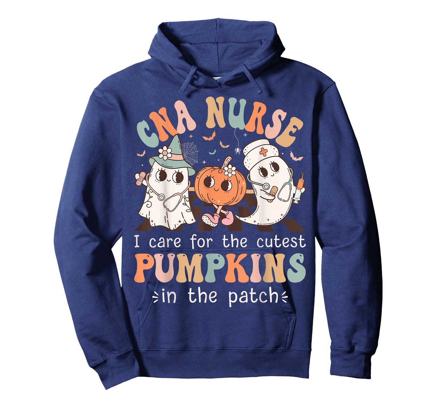 Groovy CNA Boo Crew Funny Nursing Assistant Halloween T-Shirt