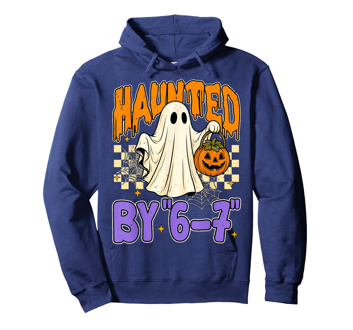 67 Meme Halloween Haunted- Funny Ghost and Pumpkin Halloween T-Shirt