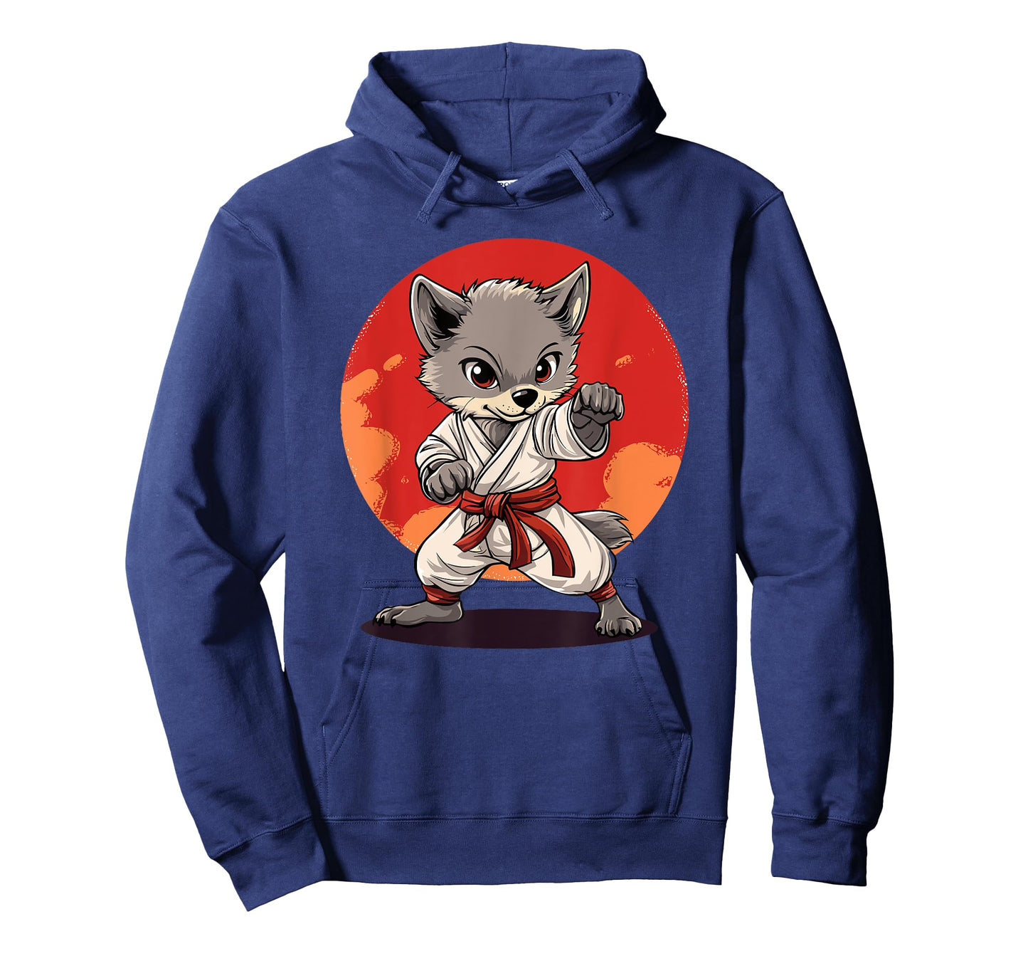 Karate Wolf Martial Arts Enthusiast Spirit T-Shirt