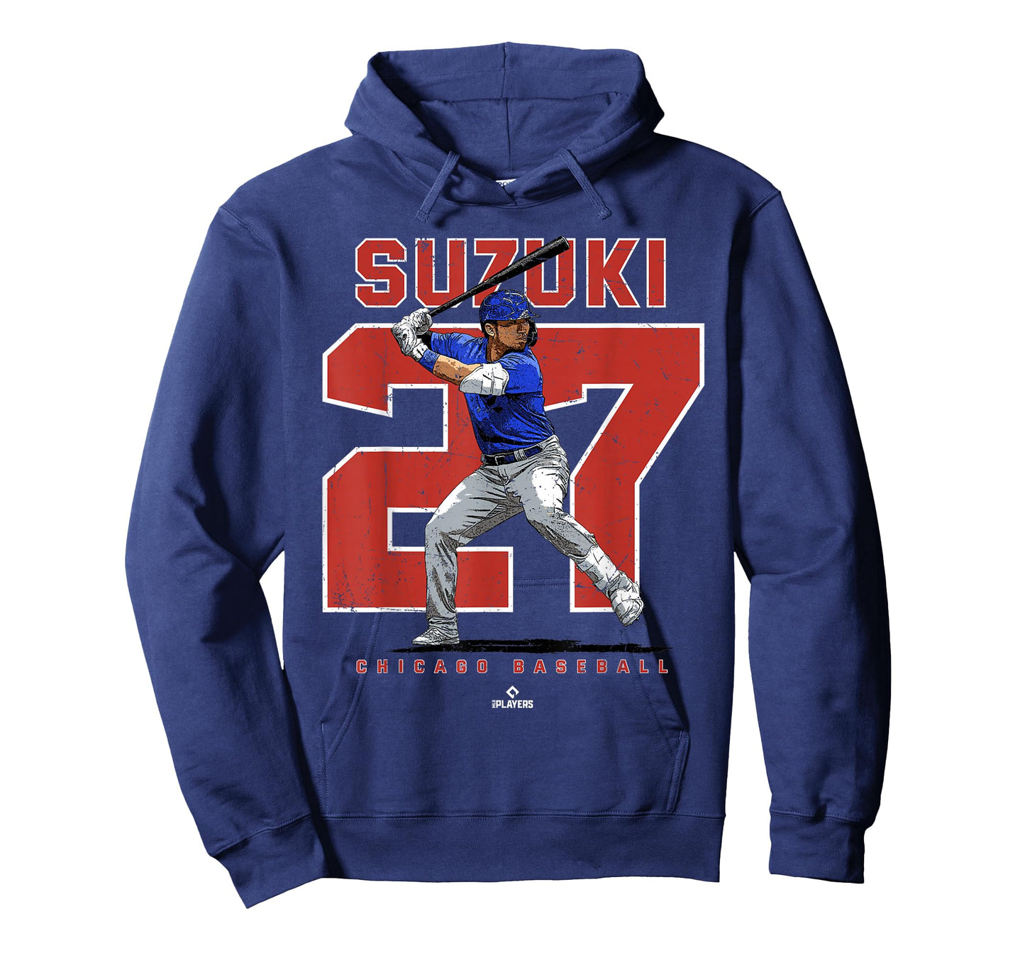 Number and Portrait Seiya Suzuki Chicago MLBPA T-Shirt
